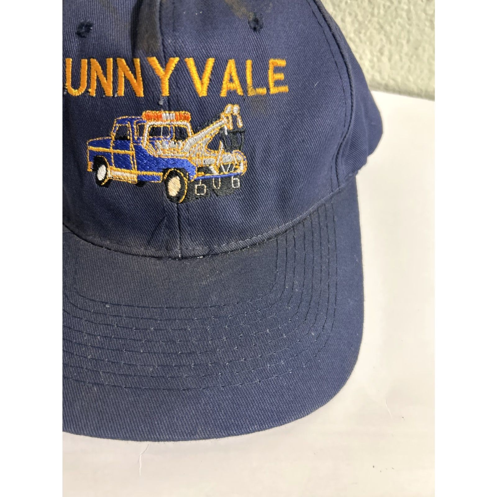 Vintage Sunnyvale Towing SnapBack Hat Blue KC Collections Adjustable One Size Men Snapback Hat Size ONE SIZE - 4 Thumbnail