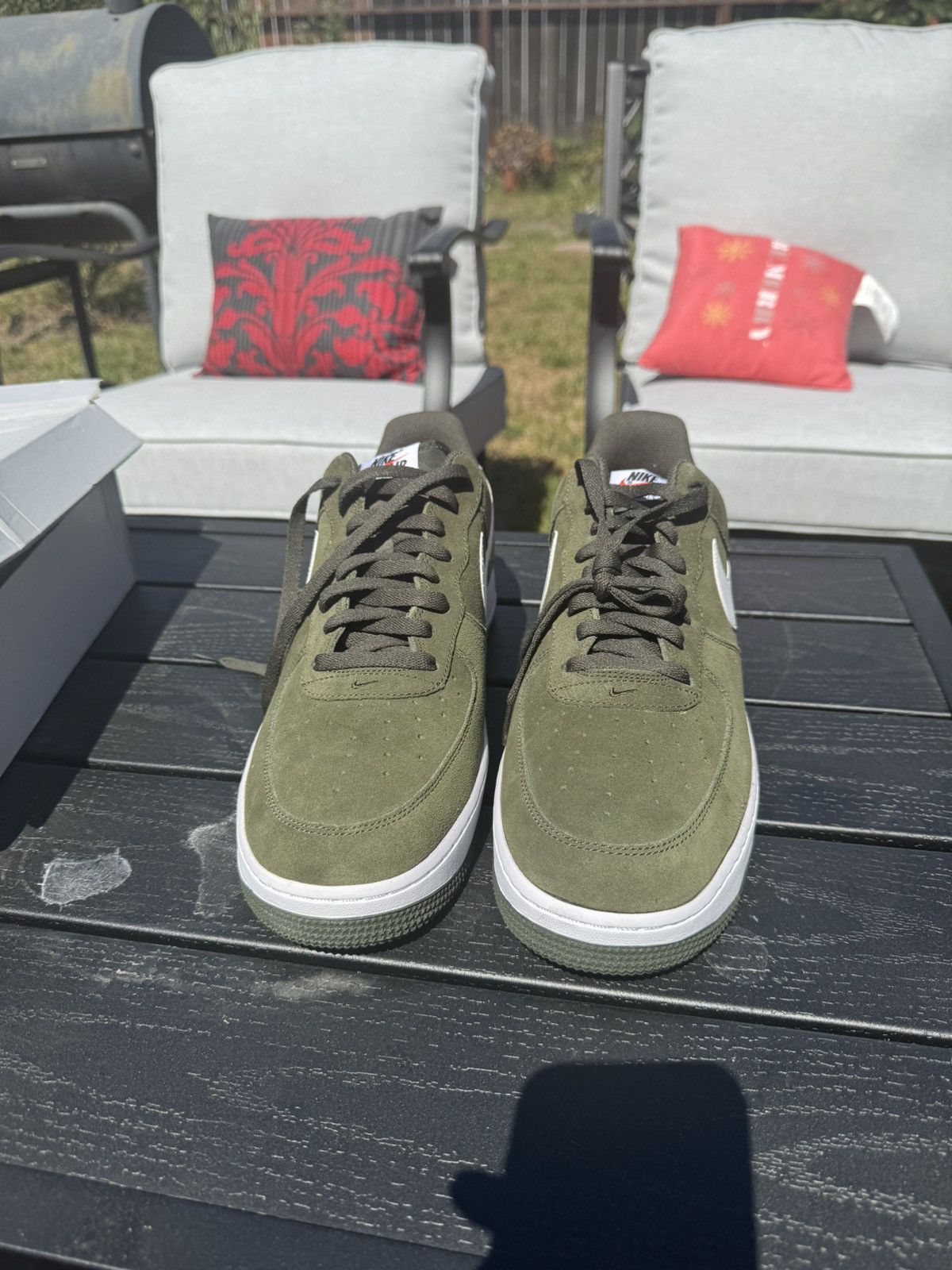 Nike Air Force 1 Cargo White/ White-Cargo Khaki Size US 14 / EU 47 - 8 Thumbnail