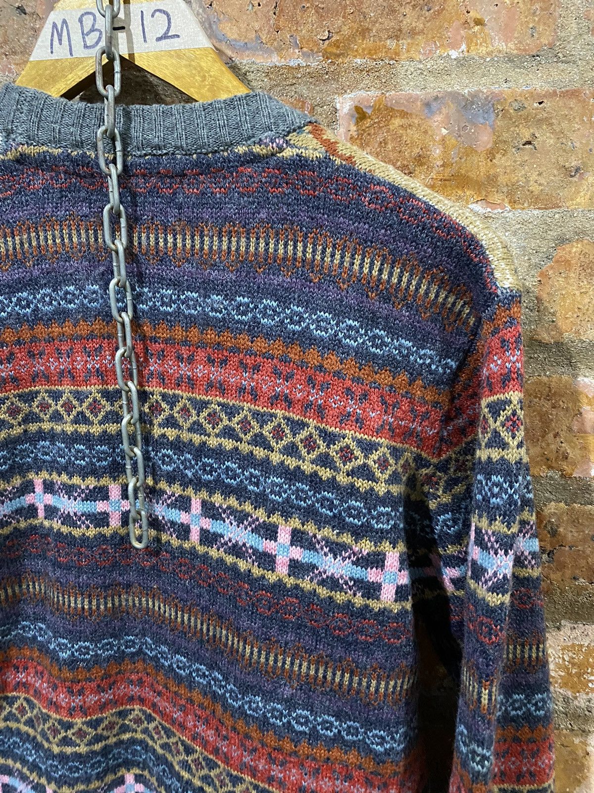 20471120 2000s 291295 = homme Multicolor wool cardigan kapital Size US M / EU 48-50 / 2 - 10 Thumbnail