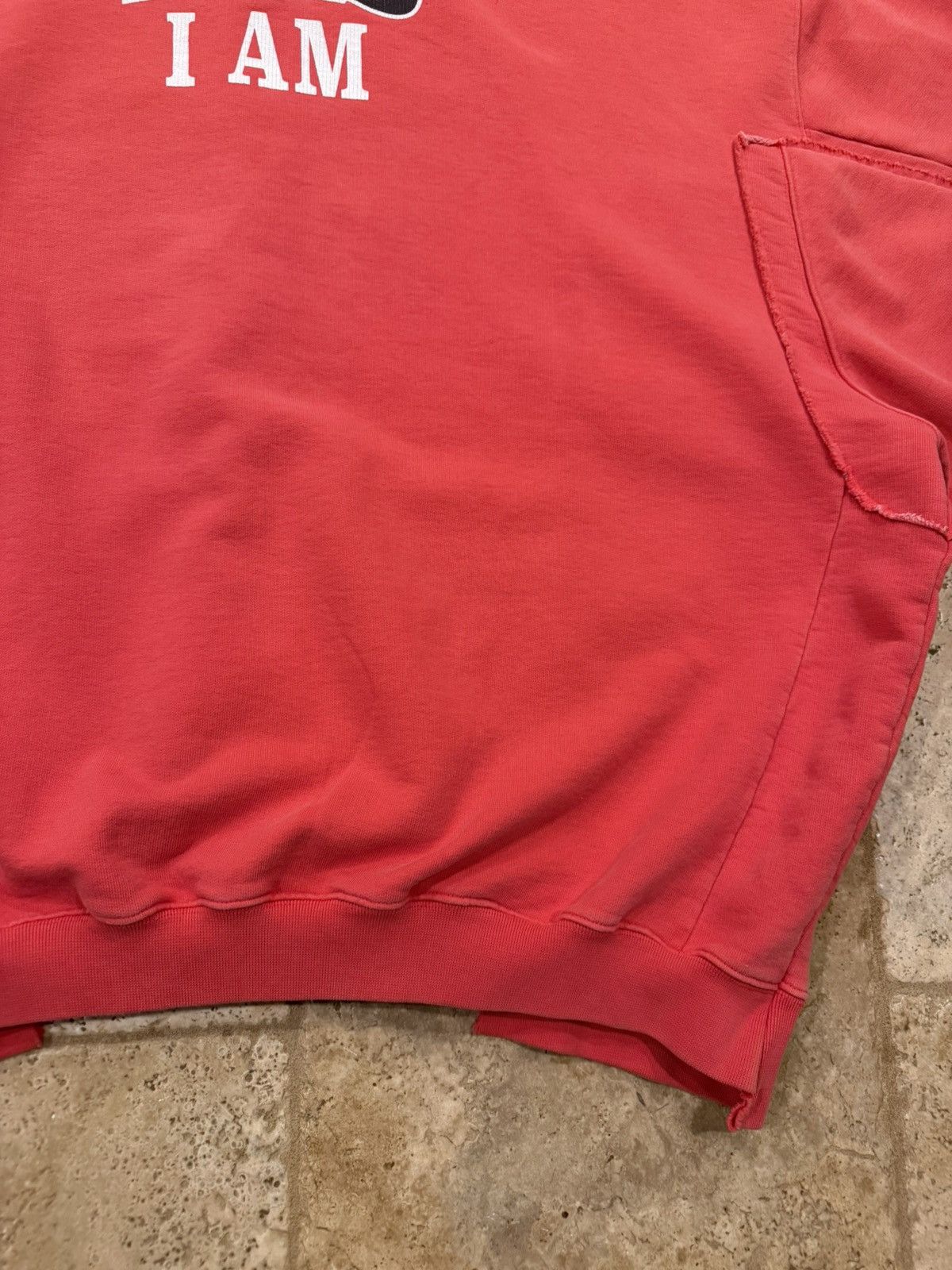 Vetements Vetements Reconstructed Fan Yes I Am Print Red Zip Up Hoodie Size US S / EU 44-46 / 1 - 12 Thumbnail