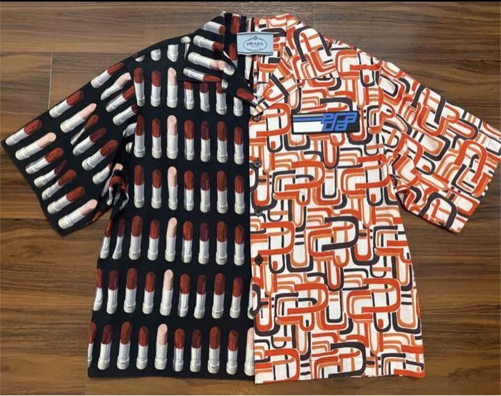 Prada PRADA lipstick print shirt AW2018 Size US S / EU 44-46 / 1 - 2 Thumbnail