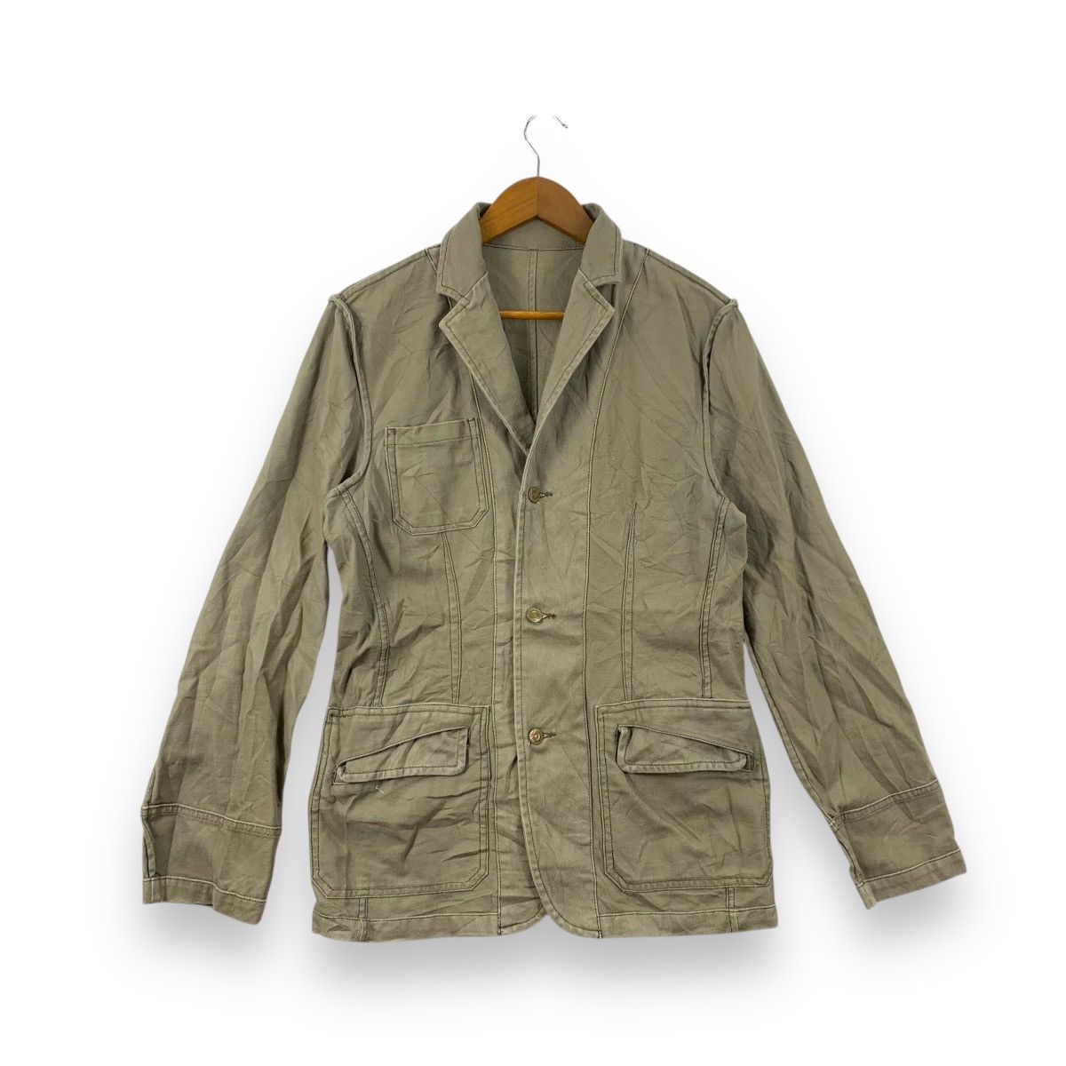 Vintage Vintage SAMUEL & KEVIN Forest Patrol LOT-28 Khaki Jacket Size M / US 6-8 / IT 42-44 - 3 Thumbnail