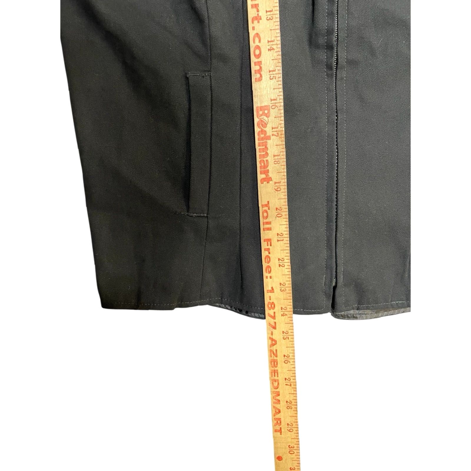 Vintage VINTAGE: No - Wyoming Traders Vest Womens XL Black Canvas Zip Front Western Rodeo Cowboy Vest Womens XL Black Canvas Zip Front Western Rodeo Cowboy Size XL / US 12-14 / IT 48-50 - 4 Thumbnail