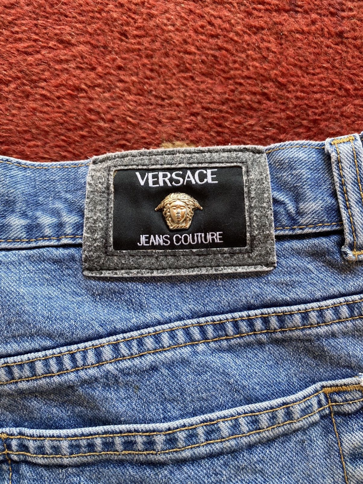 Versace Vintage Versace Jeans Distessed dirty Balenciaga Style Size US 38 / EU 54 - 17 Thumbnail