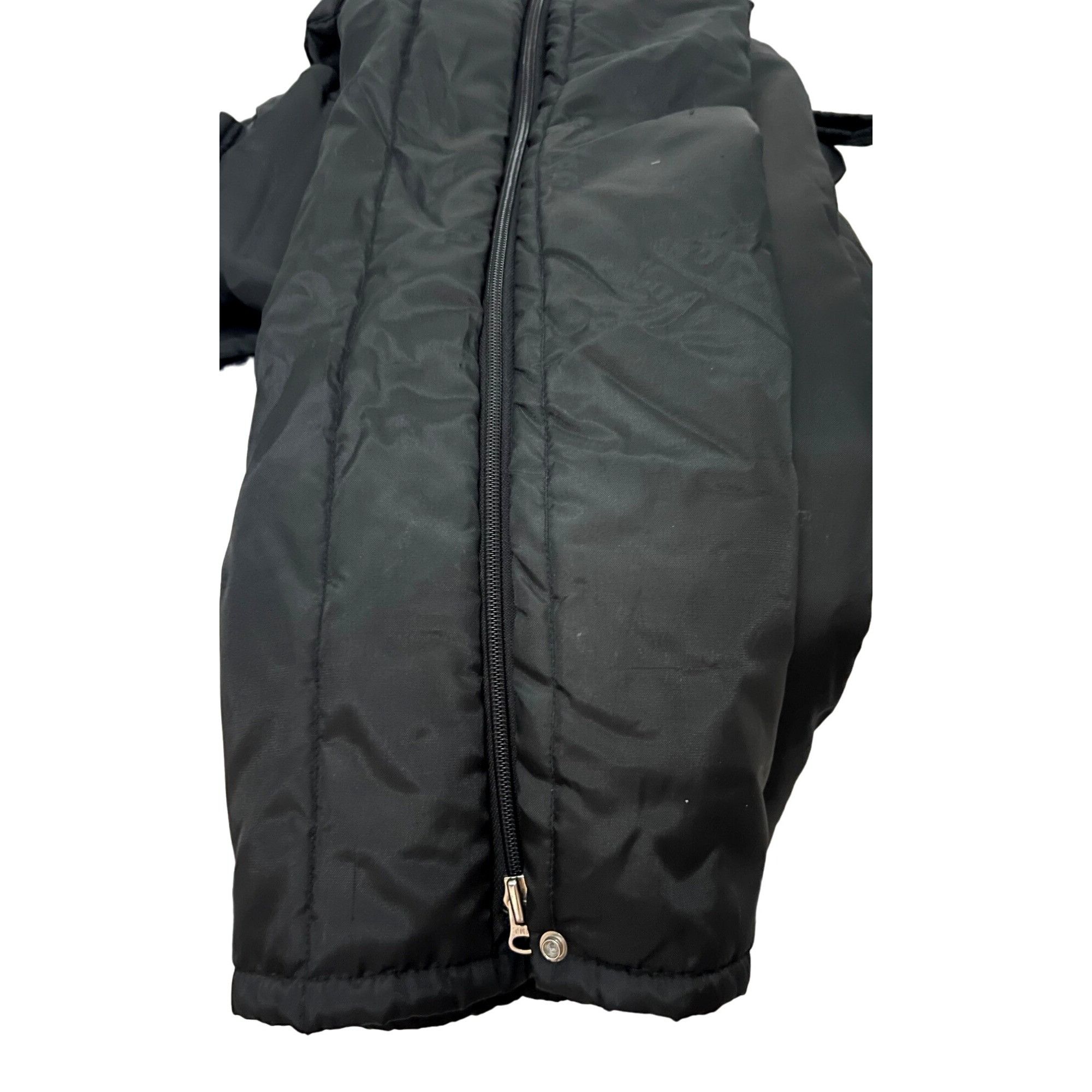Vintage Walls Blizzard Pruf Womens Black Insulated Quilted Belted Zi Size 38" / US 16 / IT 52 - 8 Thumbnail