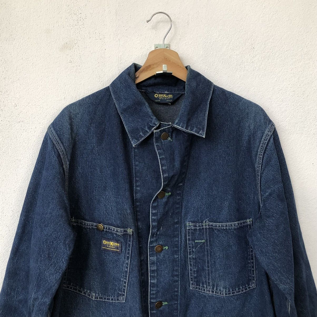 Oshkosh × Vintage Oshkosh Bgosh Union Made Sanforized Worker Jacket Size US L / EU 52-54 / 3 - 2 Thumbnail