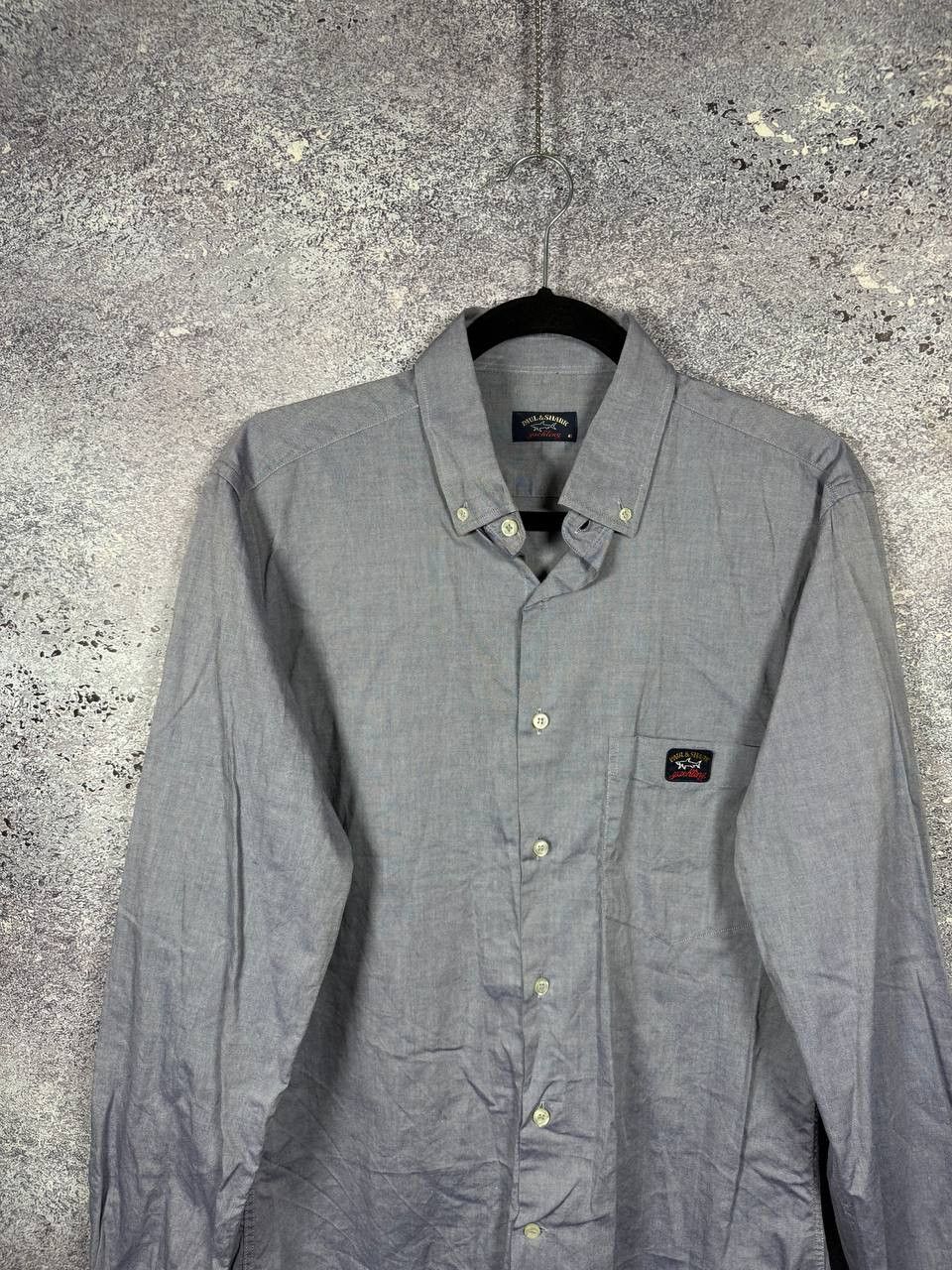 Paul & Shark Paul Shark Yachting Shirt Men's Large Button Long Sleeve Size US XL / EU 56 / 4 - 2 Thumbnail