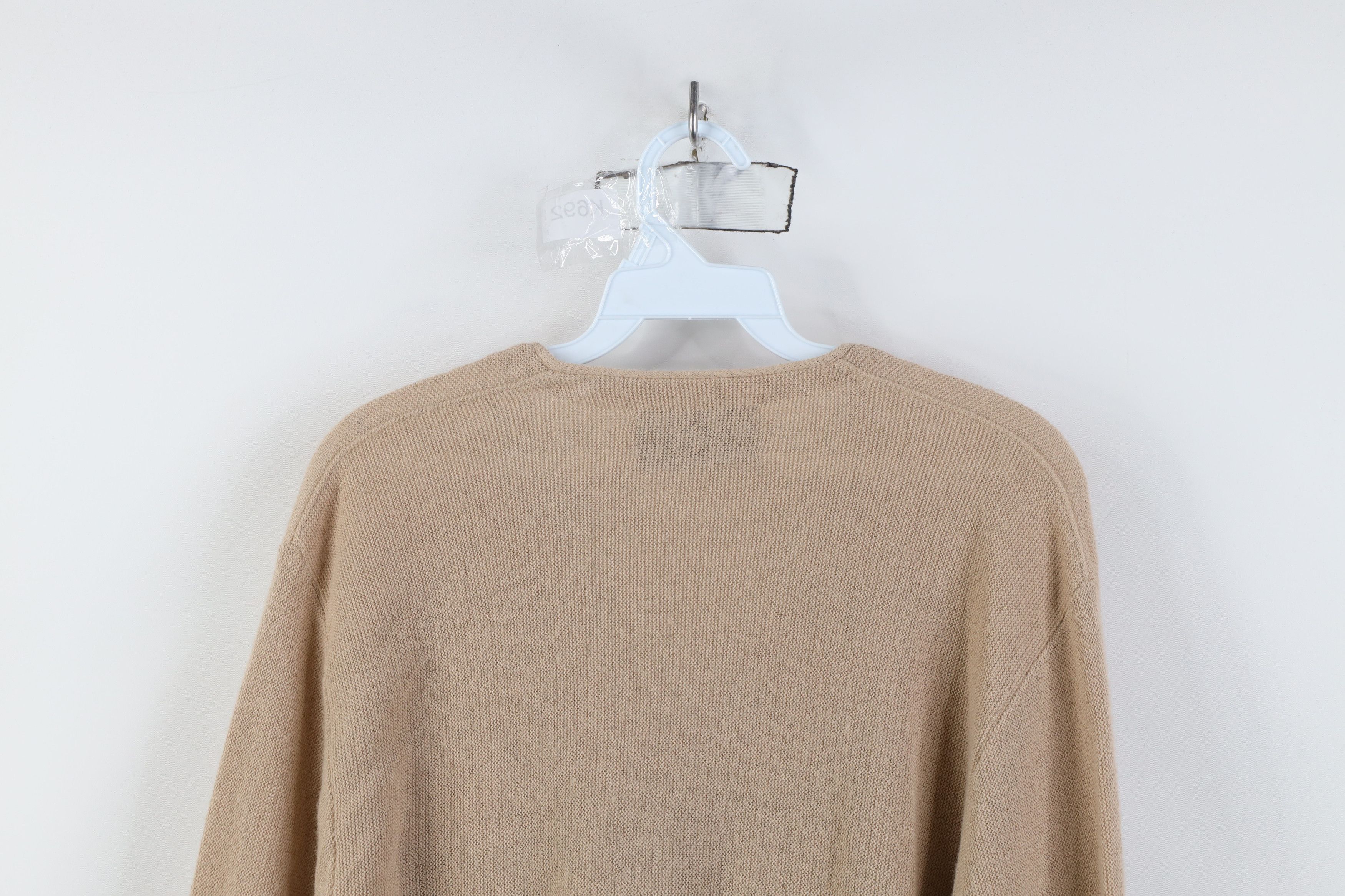 Vintage Vintage 70s Streetwear Knit Cardigan Sweater Beige USA Size US M / EU 48-50 / 2 - 12 Thumbnail