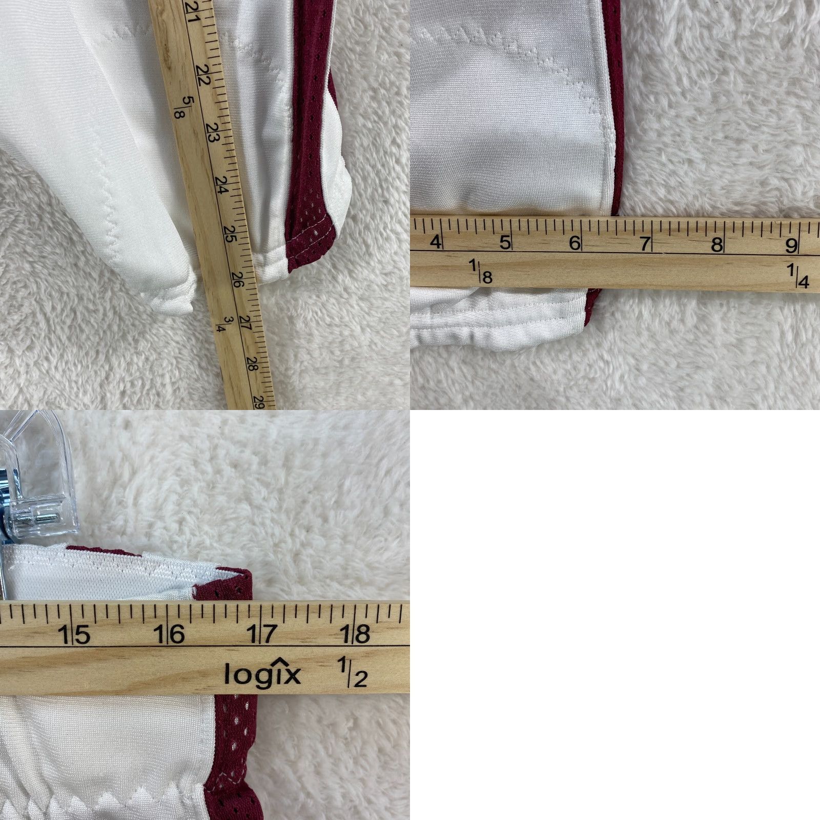Nike NIKE Football Pants NWT White Crimson Red Mens XL C13771-104 Retail 5 Size US 36 / EU 52 - 8 Thumbnail