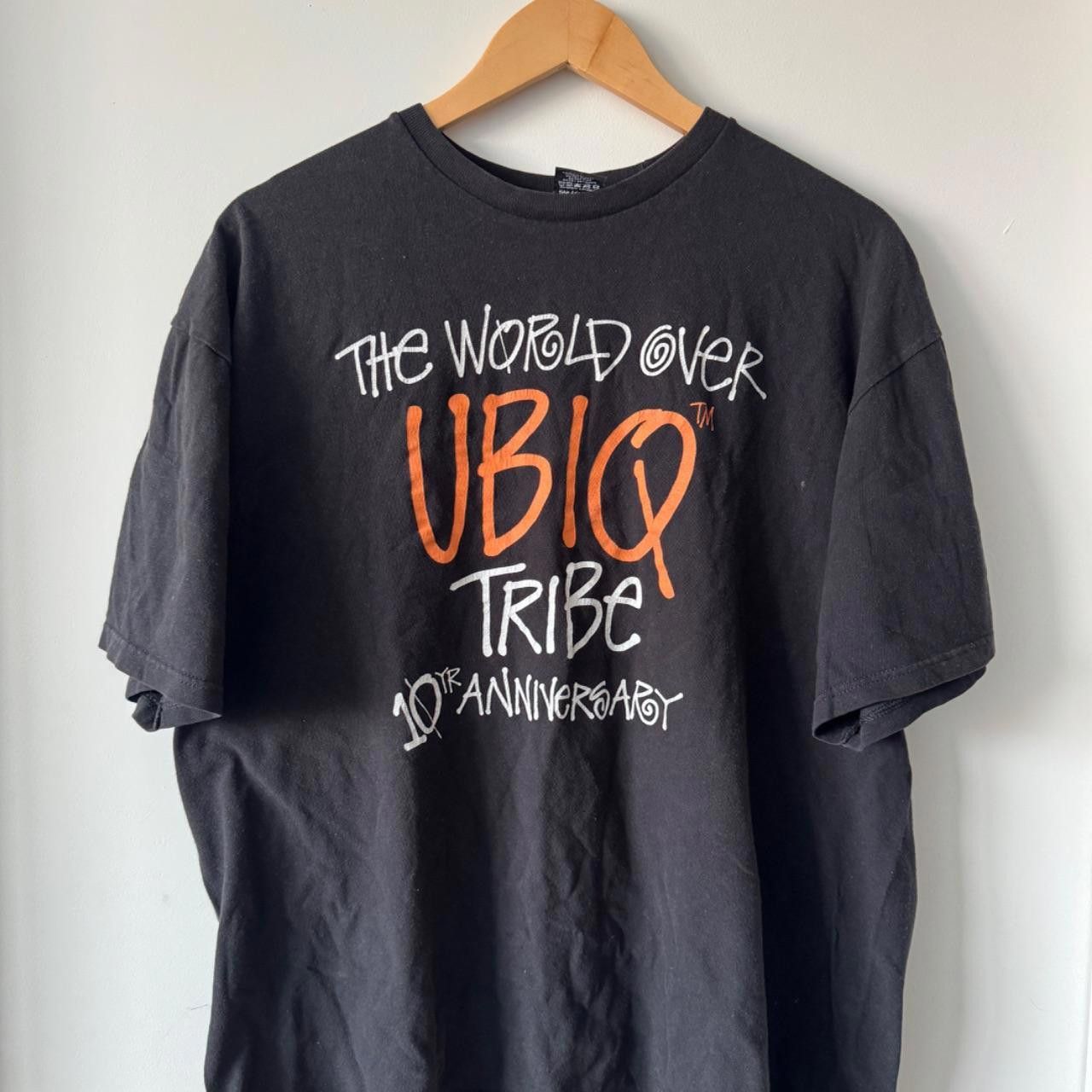 Stussy Stussy X UBIQ RARE "UBIQ TRIBE" 10th Anni T-Shirt Size XL Size US XL / EU 56 / 4 - 1 Thumbnail