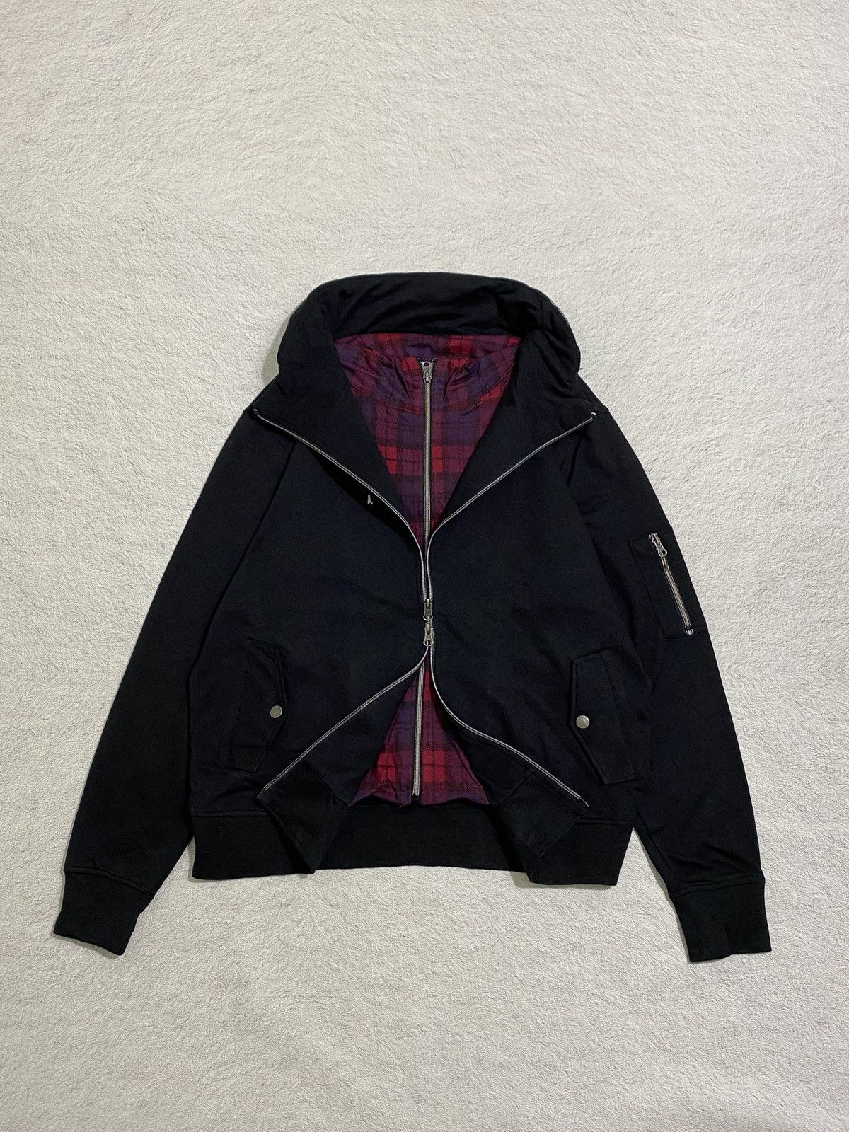 If Six Was Nine × Japanese Brand × Le Grande Bleu (L.G.B.) RARE ❤️‍🔥 Beaumere double layer bono zipper hoodie GOA style Size US L / EU 52-54 / 3 - 3 Thumbnail