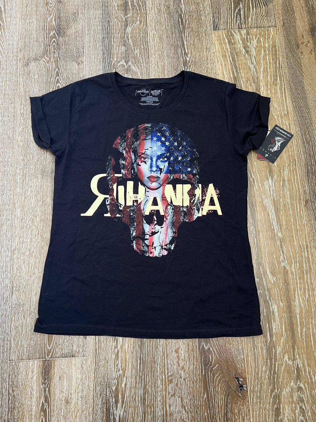 Hard Rock Cafe × Rihanna Rihanna hardrock tee Size L / US 10 / IT 46 - 1 Thumbnail