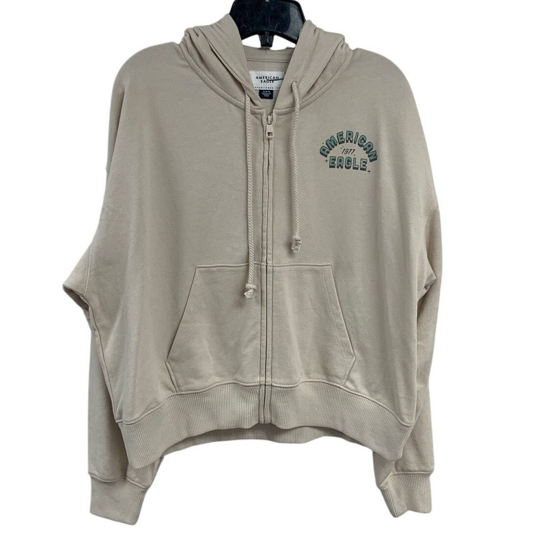 American Eagle Outfitters New AEO Womens Medium Long Sleeve Full Zip Sweatshirt Hoodie Size M / US 6-8 / IT 42-44 - 2 Thumbnail