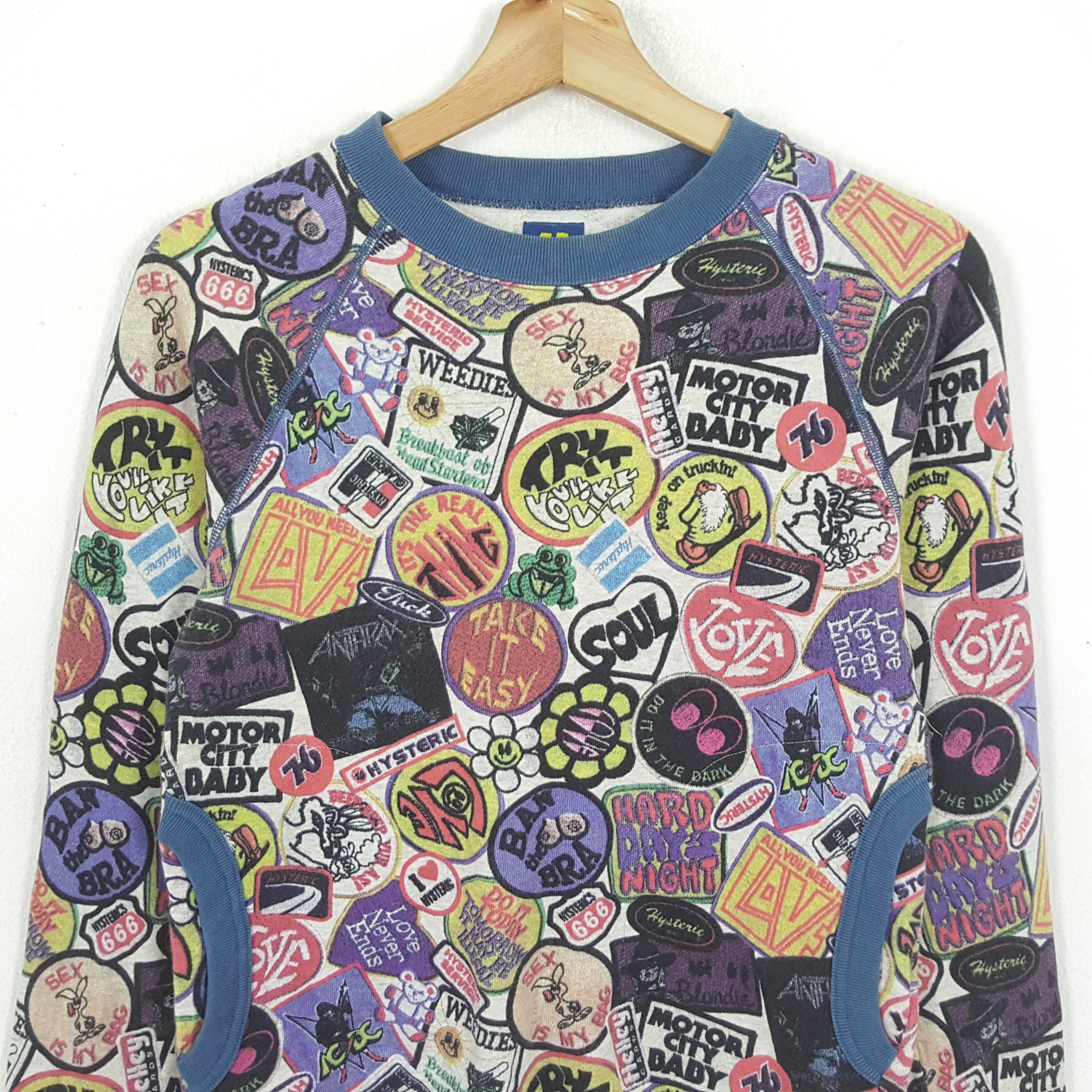 Hysteric Glamour × Japanese Brand × Vintage Vintage HYSTERIC GLAMOUR Japanese Fashion Brand Sweatshirts Size XS / US 0-2 / IT 36-38 - 2 Thumbnail