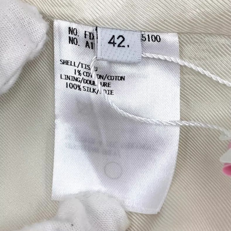 Thom Browne Thom browne Beige single-breasted striped cotton long-sleev Size M / US 6-8 / IT 42-44 - 6 Thumbnail