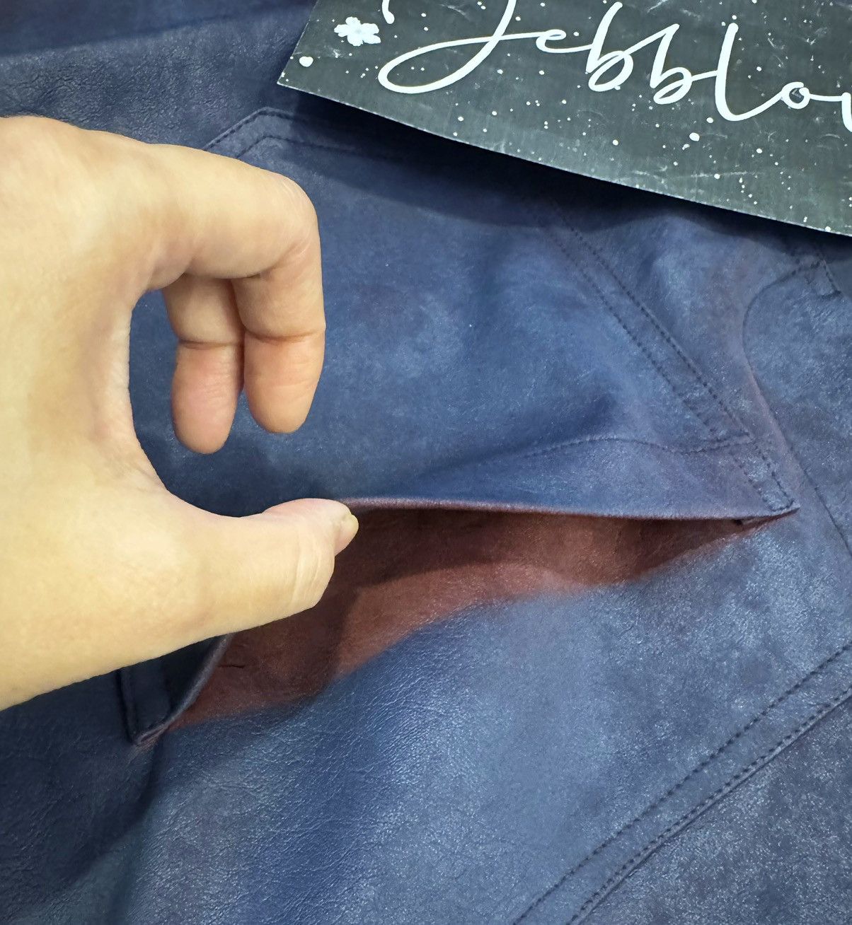 Japanese Brand × Vintage Avant garde reverse front washed pu leather gradient pants Size US 32 / EU 48 - 9 Thumbnail