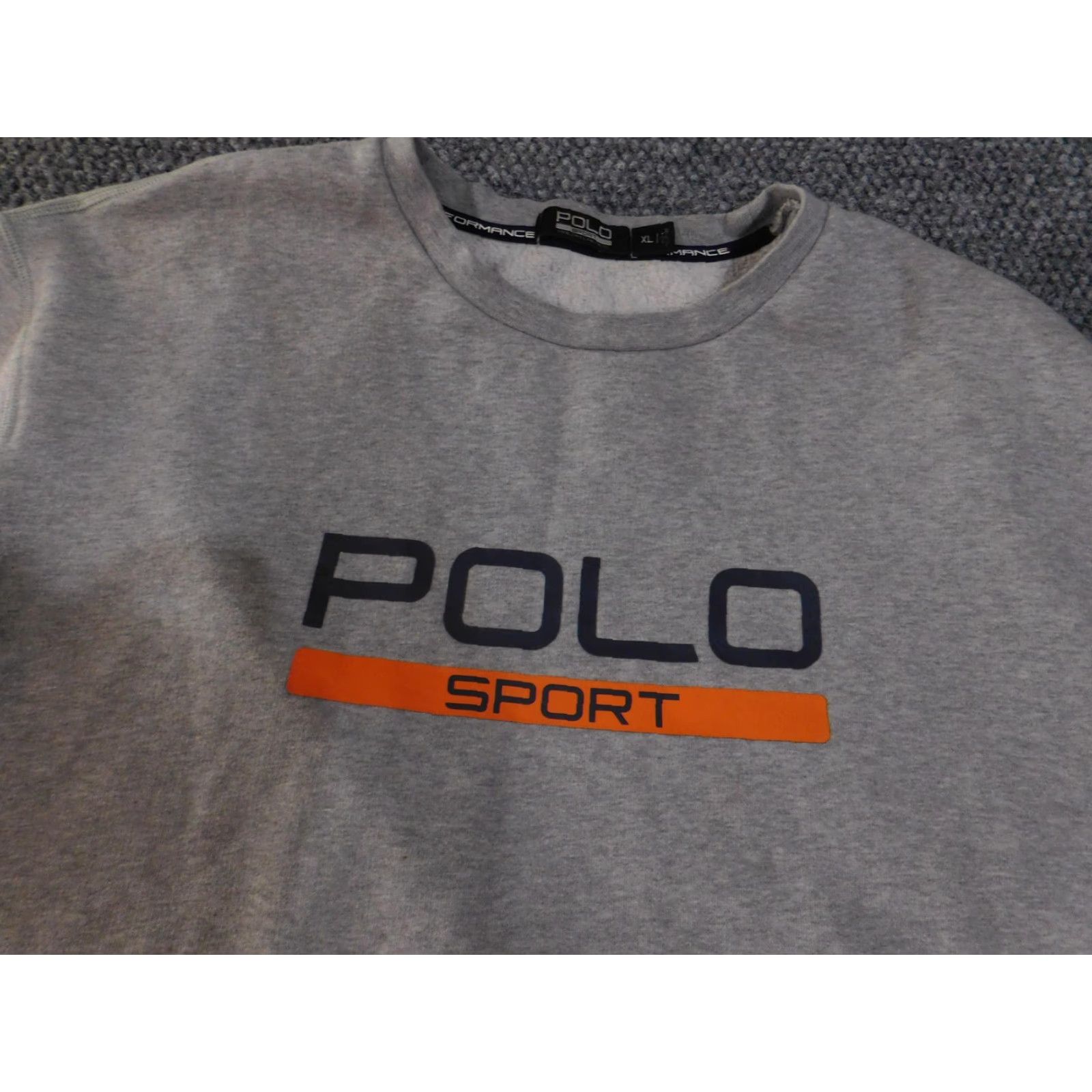 Vintage Polo Sport Ralph Lauren Sweatshirt Mens XL Gray Crewneck Performance Pullover Size US XL / EU 56 / 4 - 6 Thumbnail