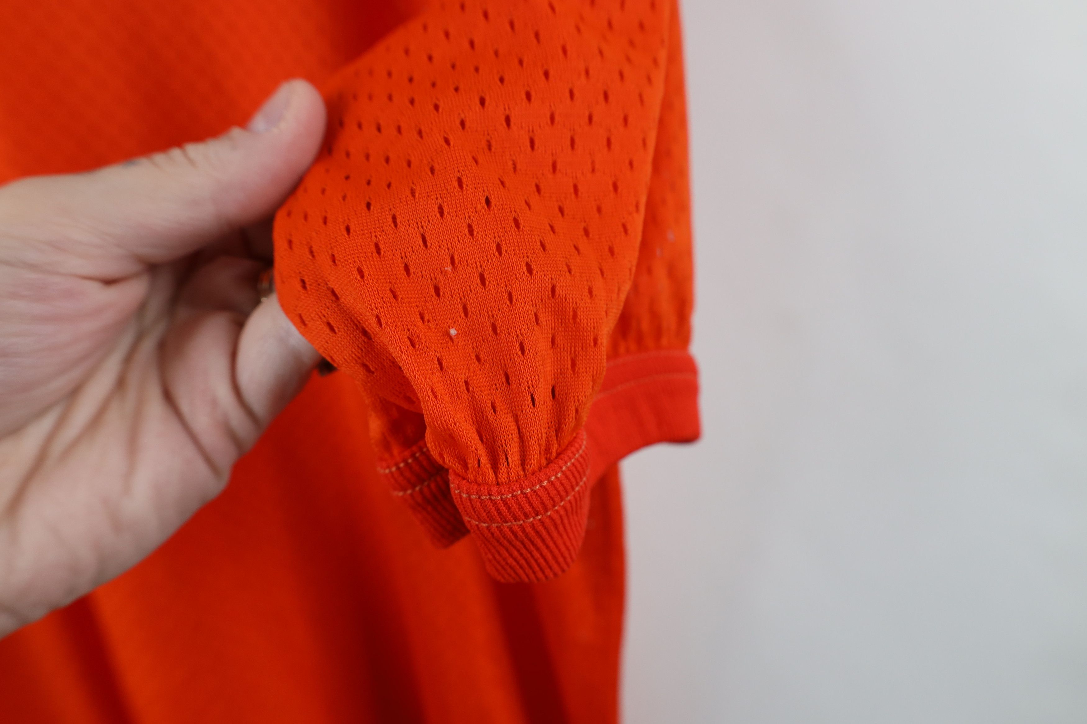 Vintage Vintage 70s Streetwear Mesh Short Sleeve Ringer T-Shirt USA Size US XL / EU 56 / 4 - 5 Thumbnail