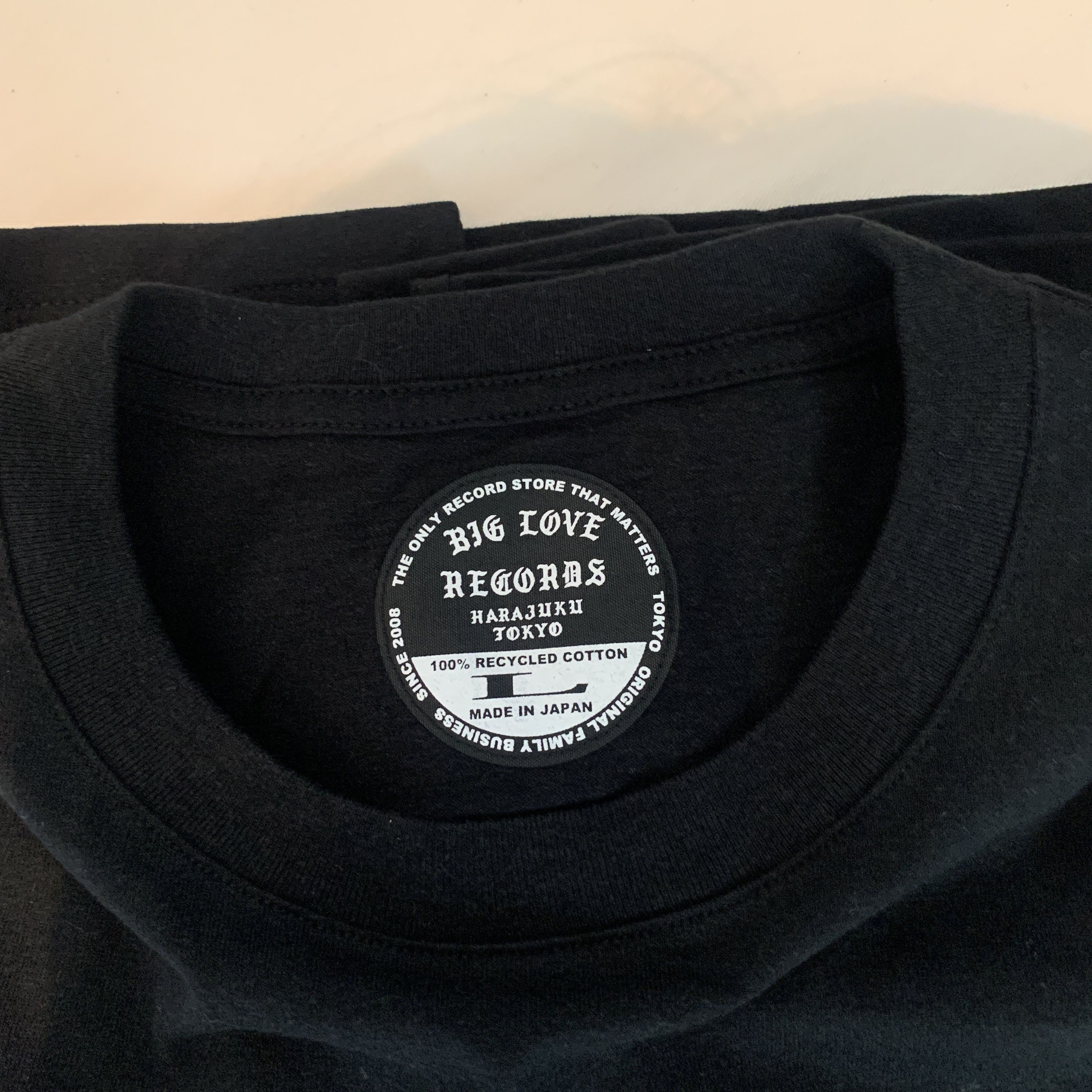 Japanese Brand Big Love Records Classic Logo Ls Tee Size US L / EU 52-54 / 3 - 5 Thumbnail