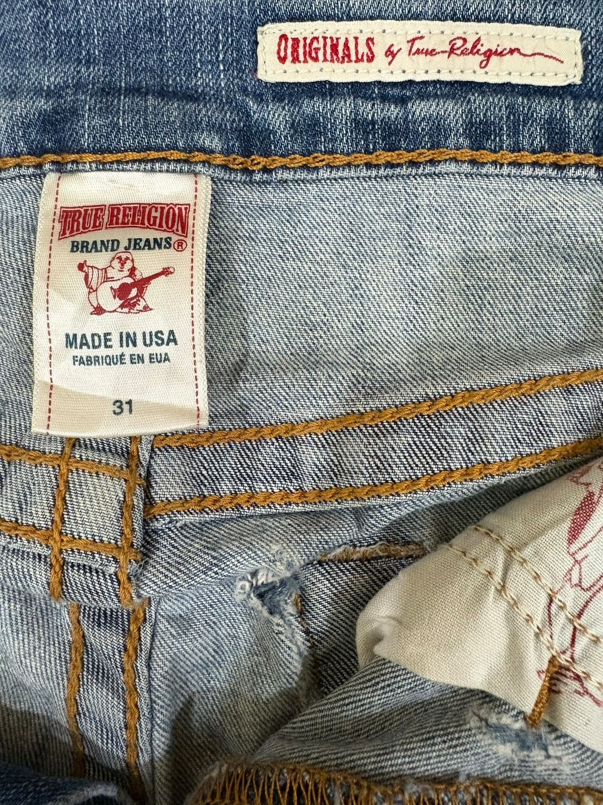 True Religion Vintage USA True Religion Rocco Distressed Jeans Size US 30 / EU 46 - 9 Thumbnail