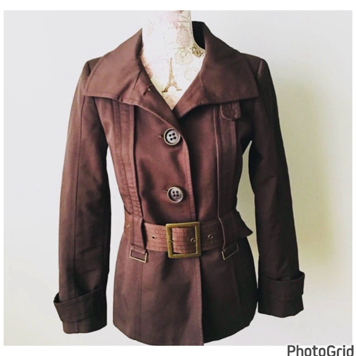 Zara ZARA Belted Trench Coat Size S / US 4 / IT 40 - 3 Thumbnail