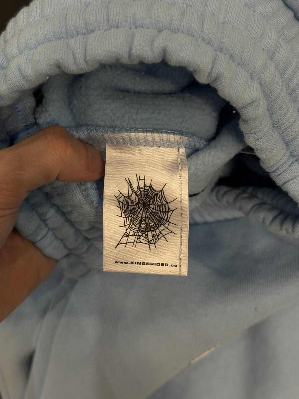 Sp5der Spider Worldwide Sp5der Sweat Shorts Blue VVS Size (XL) Size US 36 / EU 52 - 8 Thumbnail
