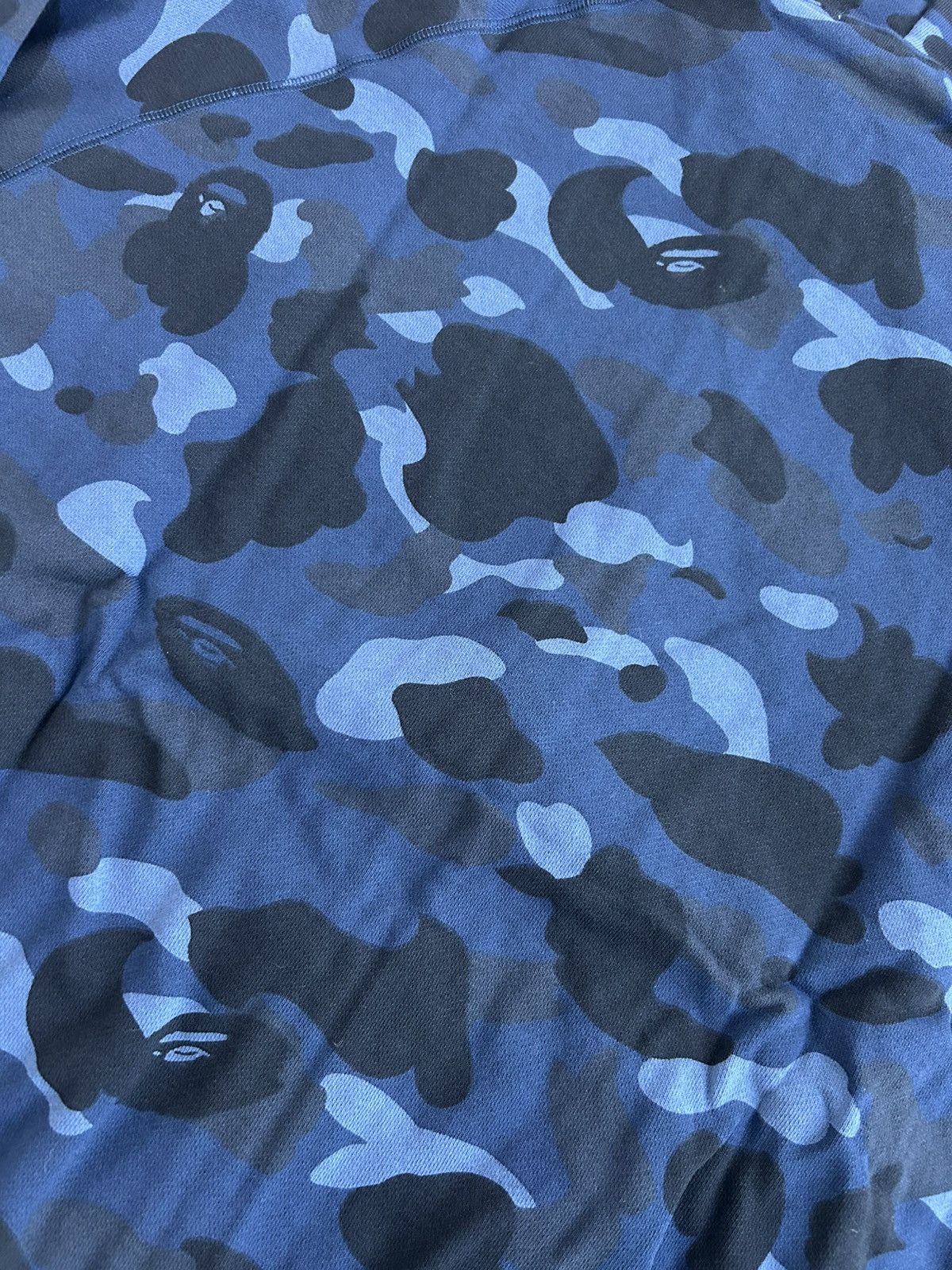 Bape RARE OG 2008 A BATHING APE NFS BLUE CAMO FULLZIP HOODIE Size US M / EU 48-50 / 2 - 7 Thumbnail