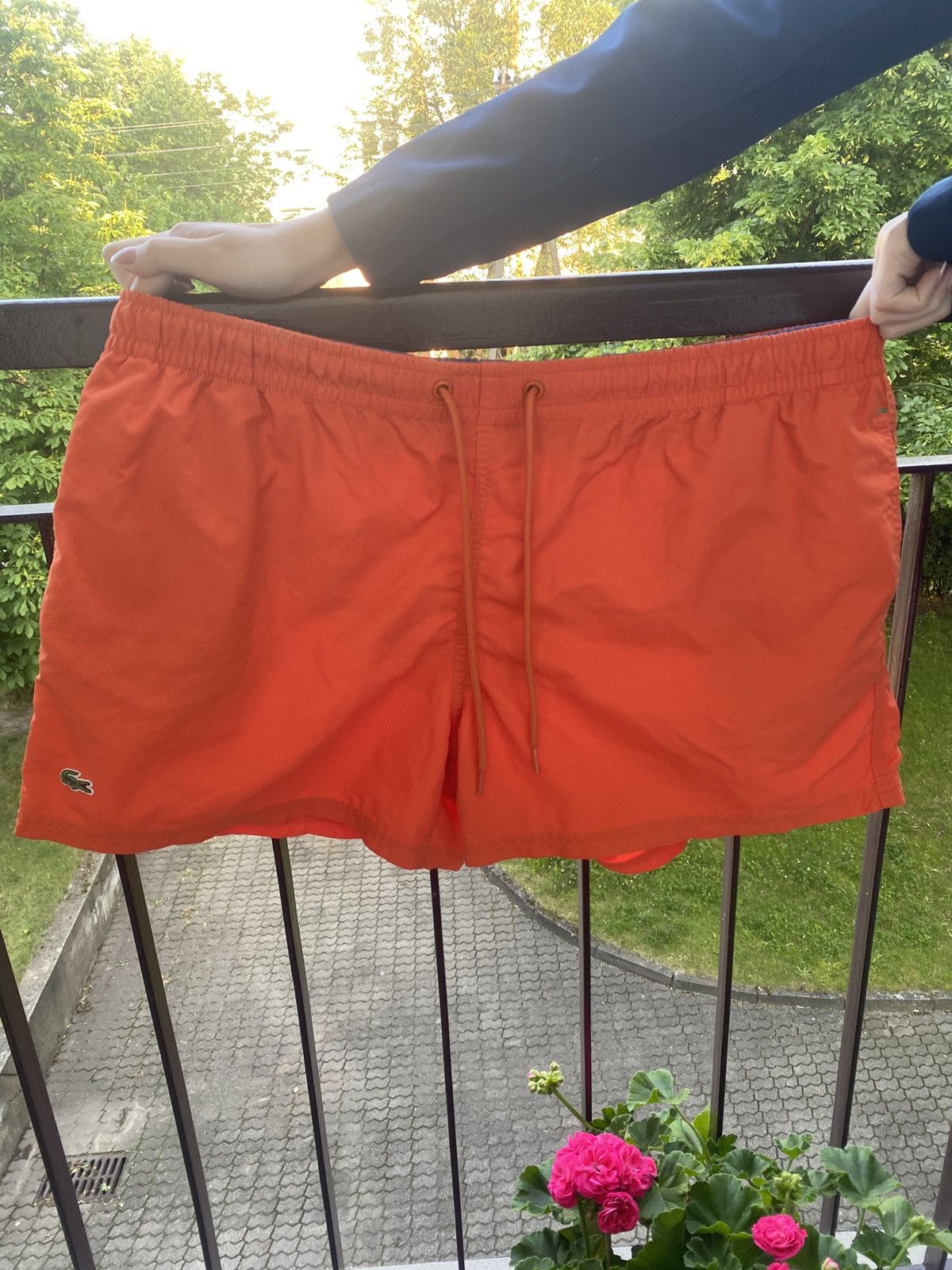 Lacoste Vintage lacoste shorts swimwear y2k Size US 34 / EU 50 - 6 Thumbnail