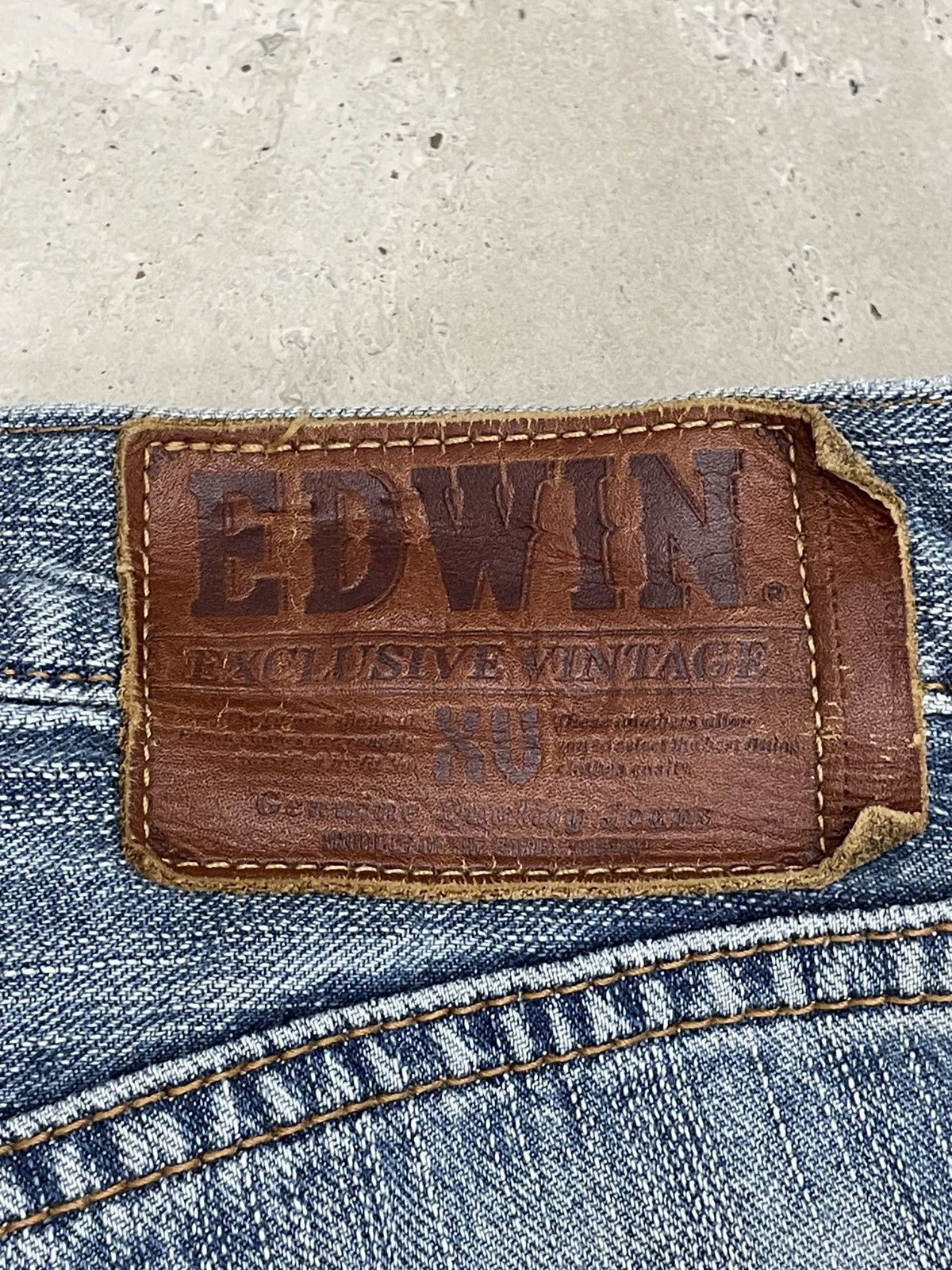 Edwin Edwin XV Vintage Distressed Denim (AE19) Size US 33 - 22 Thumbnail