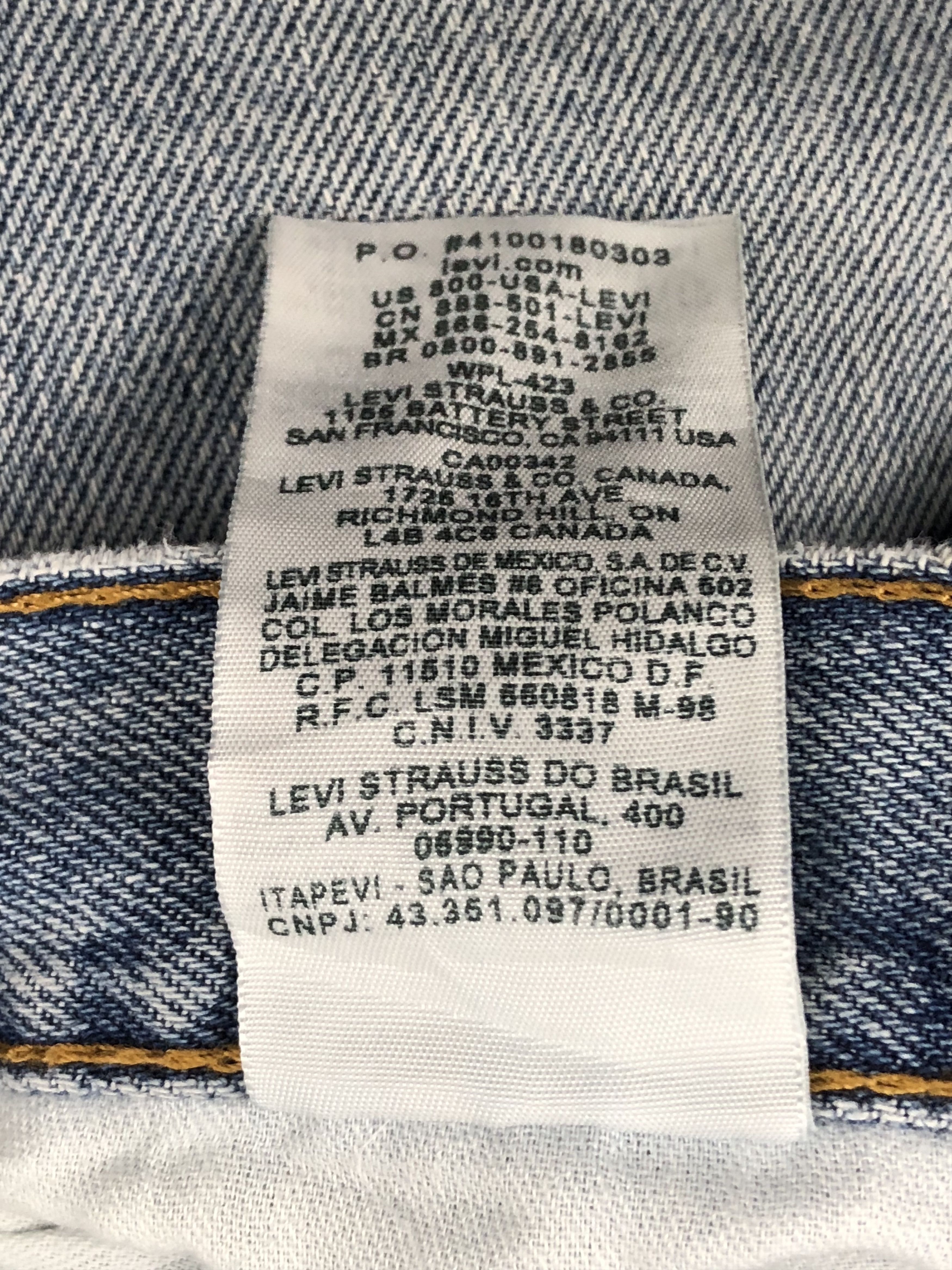 Levi's Vintage Levis 505 Light Washed Jeans DPP0159 Size US 37 - 8 Thumbnail
