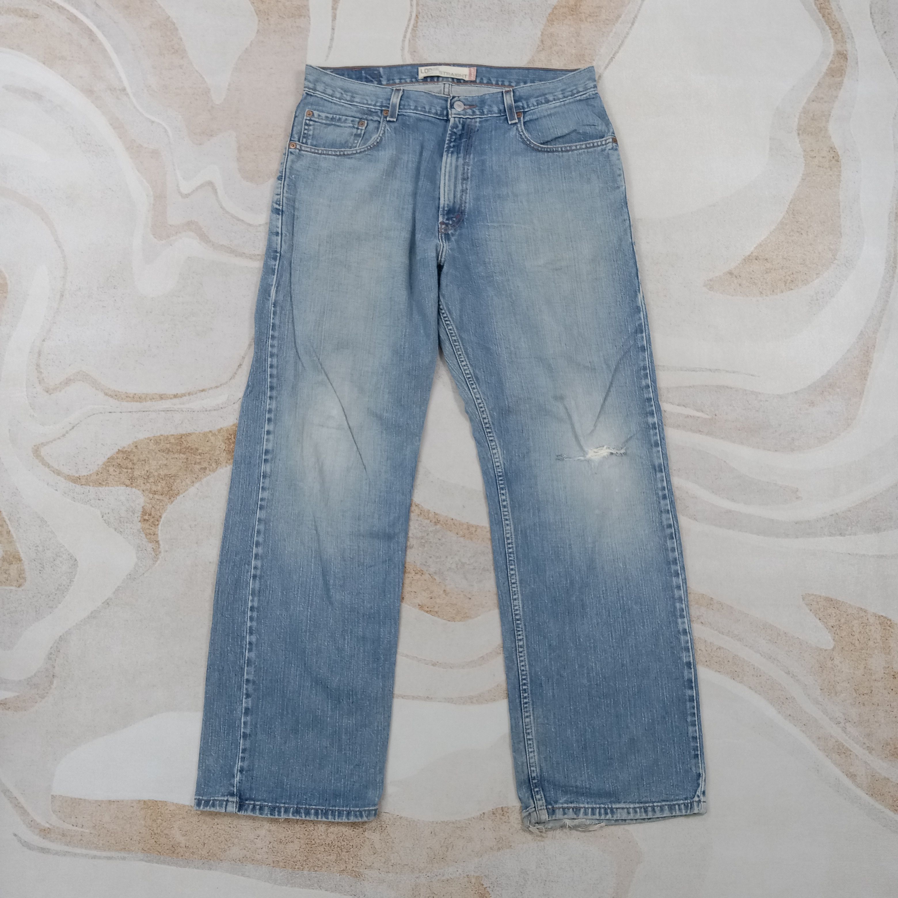 Levi's Levis569 American Distressed Denim Jeans C280N18 Size US 34 / EU 50 - 1 Thumbnail