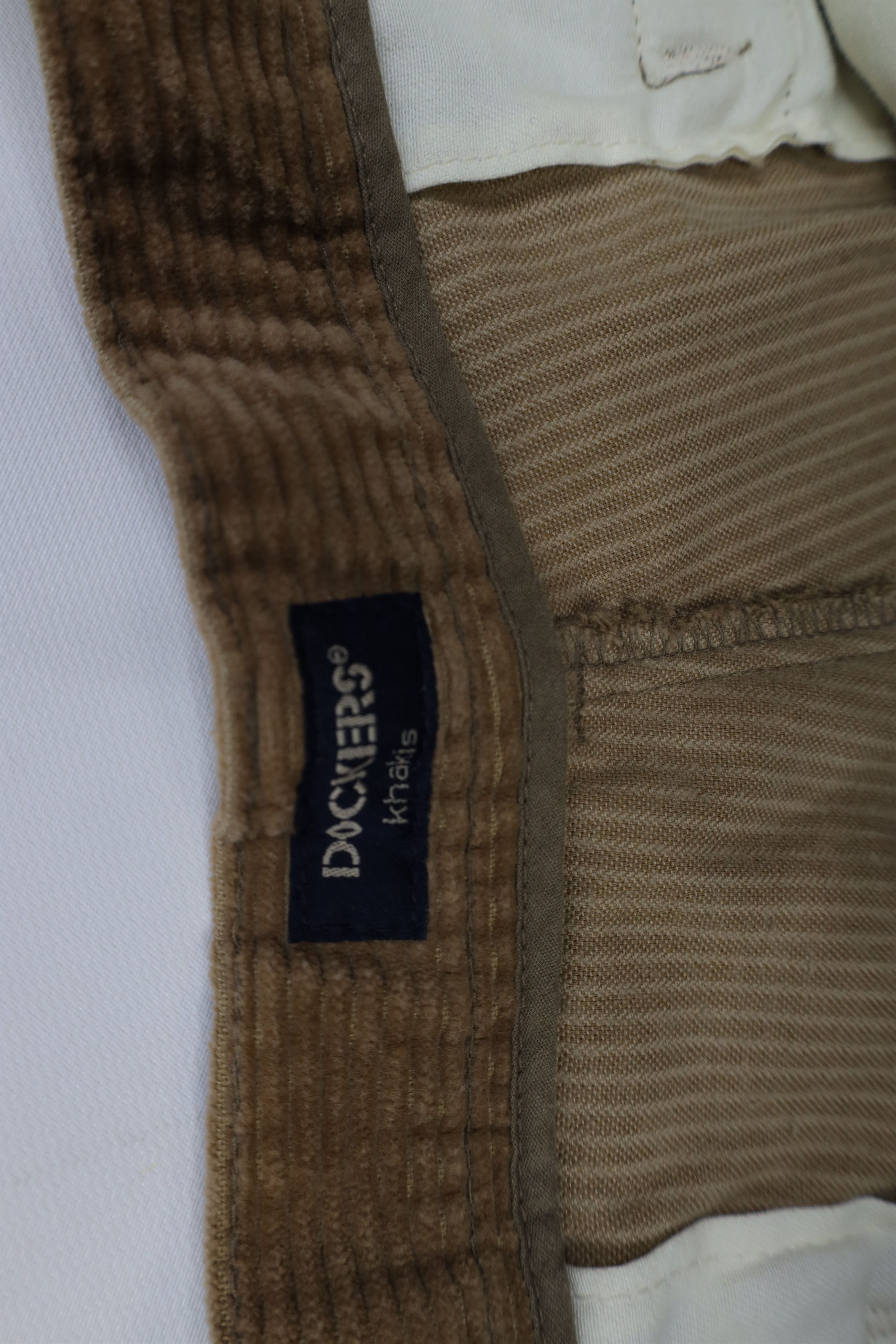 Vintage Vintage 90s Streetwear Relaxed Wide Leg Corduroy Chino Pants Size US 38 / EU 54 - 8 Thumbnail