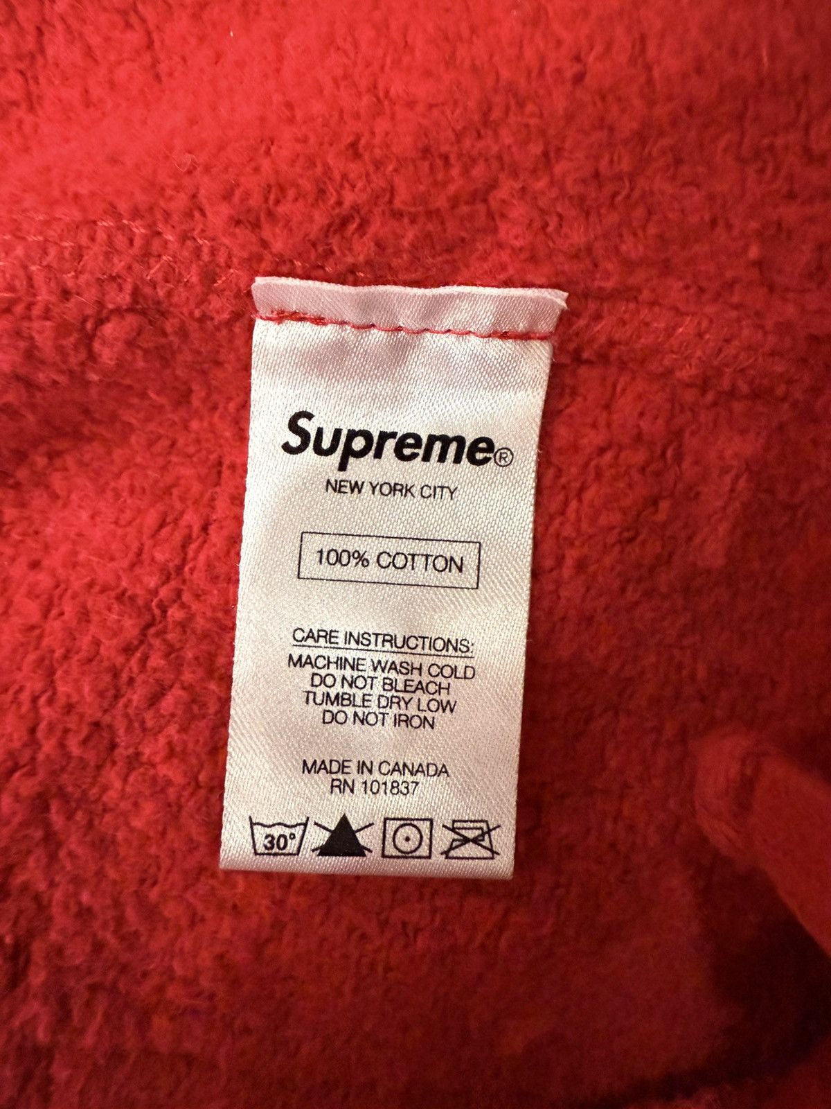 Supreme Supreme Red Playboy Sweatpants Size US 33 - 9 Thumbnail