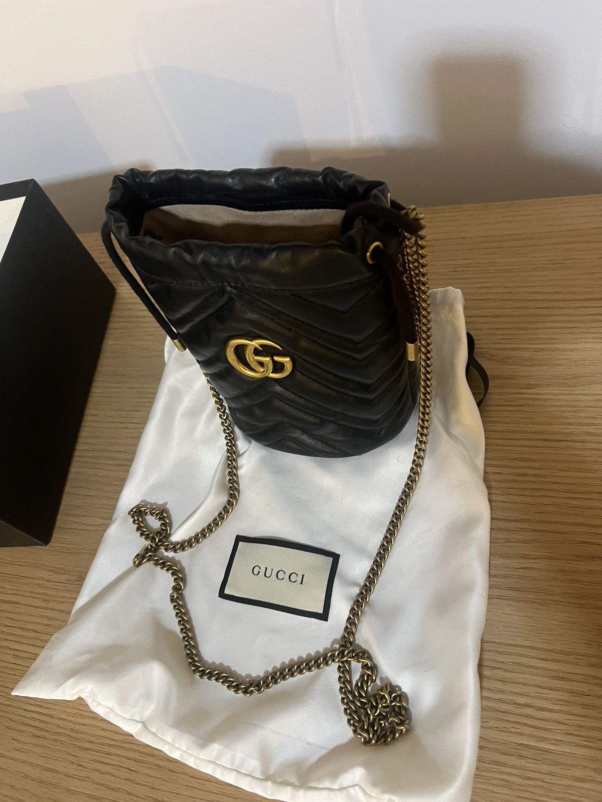 Gucci Gucci Marmont Mini bucket bag Size ONE SIZE - 4 Thumbnail