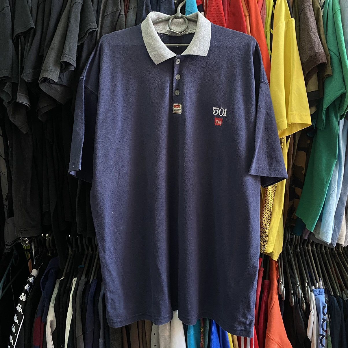 Levi's × Vintage Vintage Levi’s 501 Rare Made In USA 90’s polo Size US XXL / EU 58 / 5 - 1 Thumbnail
