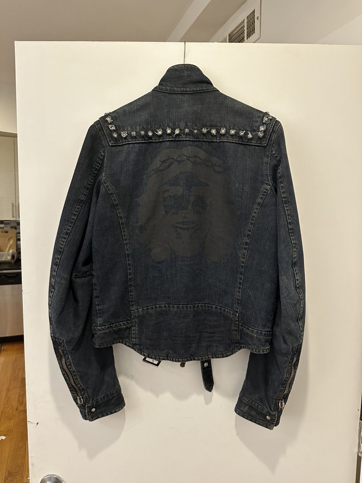 Dsquared2 Dsquared2 aw05 denim biker jacket Size US M / EU 48-50 / 2 - 12 Thumbnail