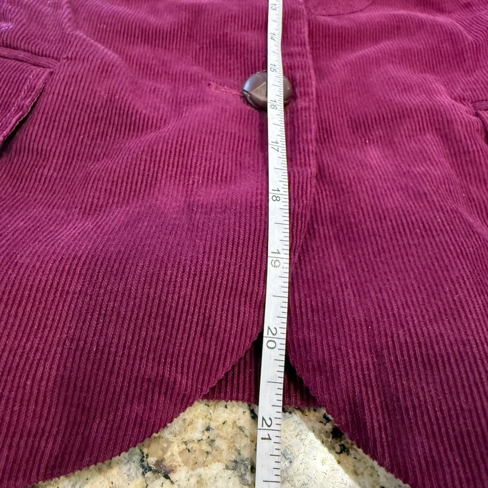 Other J. Crew Factory purple corduroy cotton blazer jacket SZ 2 Size XS / US 0-2 / IT 36-38 - 7 Thumbnail