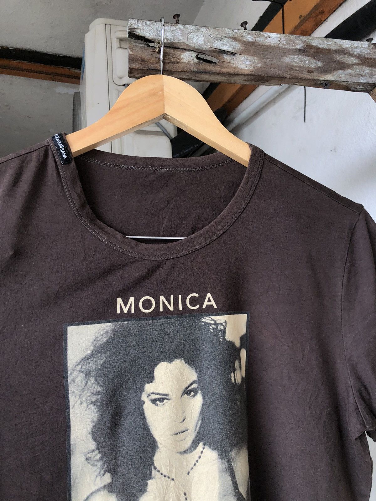 Dolce & Gabbana Vintage Dolce & Gabbana Monica Belluci Faded Sexy Printed Size L / US 10 / IT 46 - 8 Thumbnail