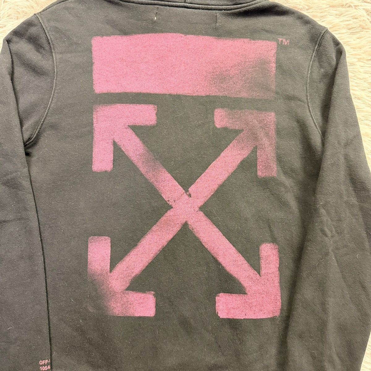 Off-White Off-White Diag Stencil Hoodie Size US S / EU 44-46 / 1 - 3 Thumbnail