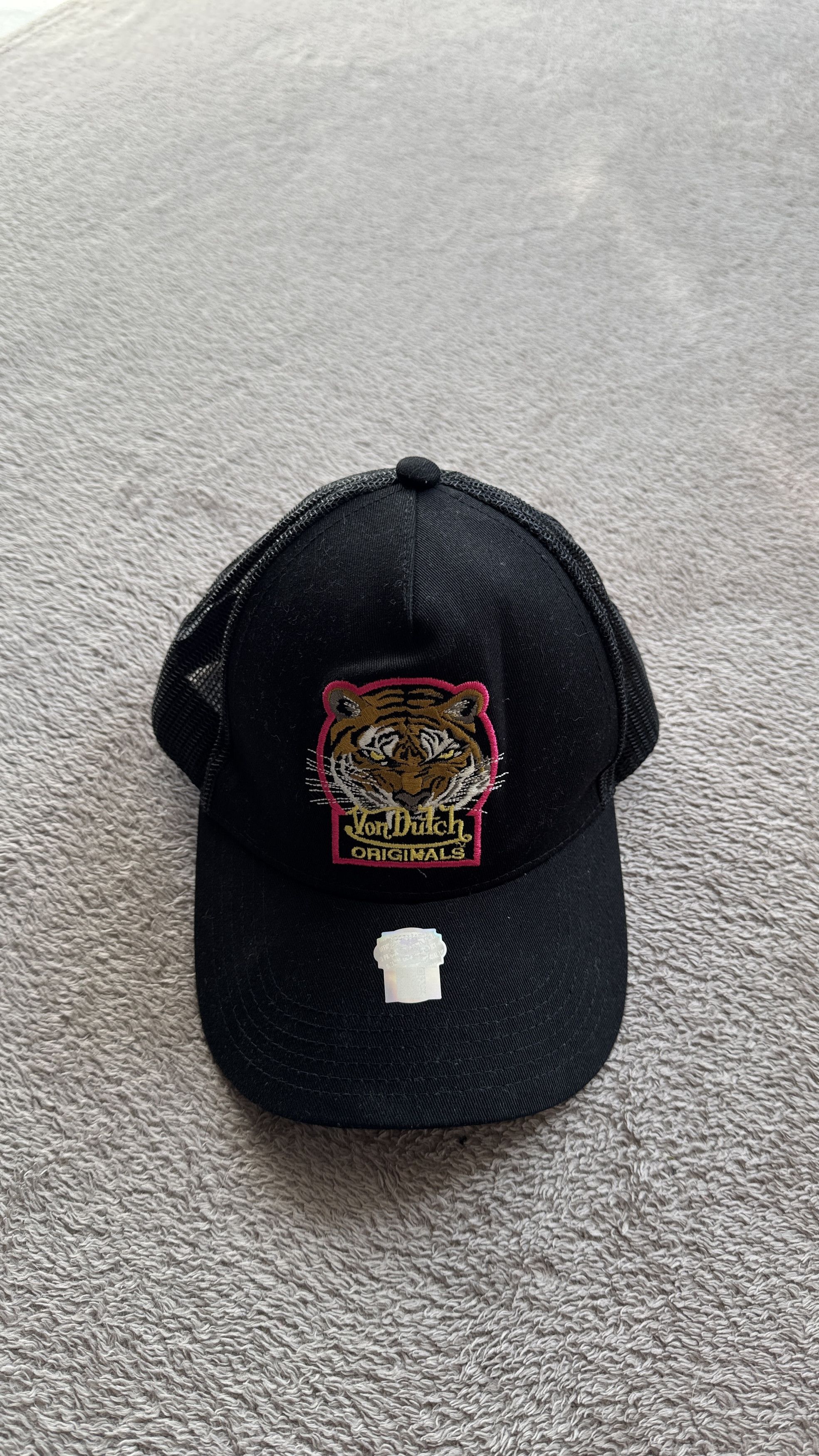Ed Hardy × Von Dutch Von Dutch Y2K vintage Tiger Logo Trucker Hat Cap Size ONE SIZE - 2 Thumbnail