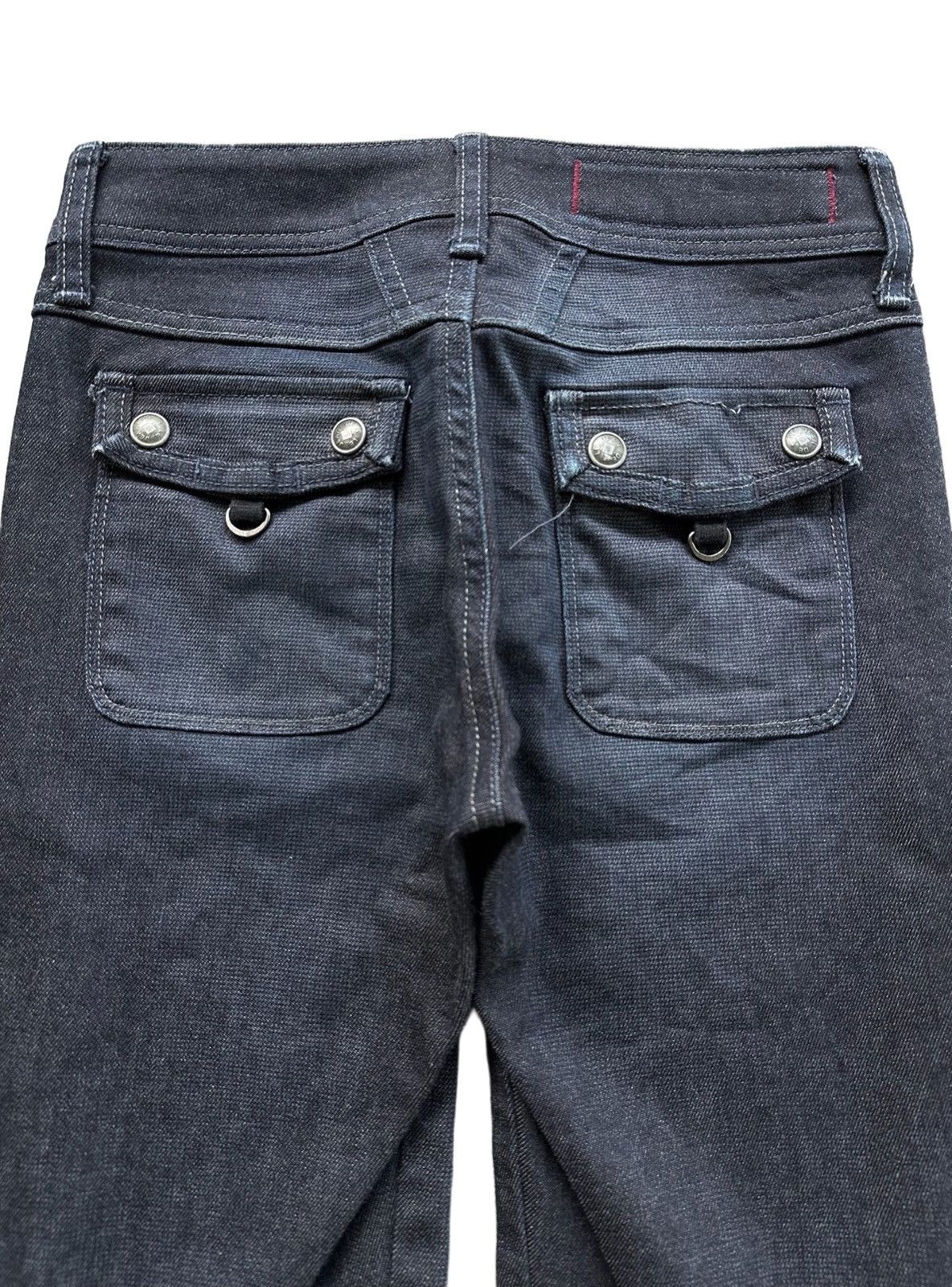 Marithe + Francois Girbaud MFG Marithe Francois Girbaud Skinny Jeans Button Back Style Size US 26 / EU 42 - 7 Thumbnail