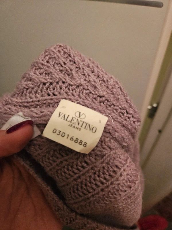 Valentino Valentino Cropped Lilac Knit Top Size L / US 10 / IT 46 - 9 Thumbnail