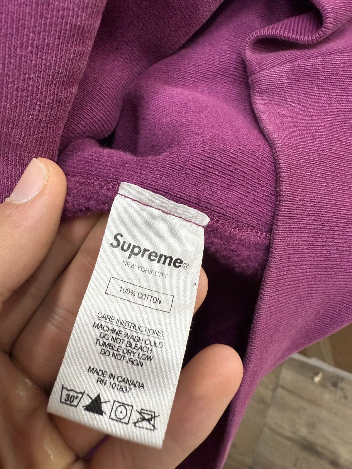 Supreme Supreme Purple S Logo Hoodie Size US M / EU 48-50 / 2 - 7 Thumbnail