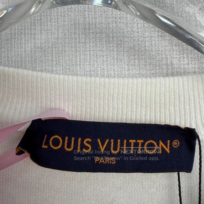 Louis Vuitton Louis Vuitton Knitted logo short sleeves Size US S / EU 44-46 / 1 - 2 Thumbnail
