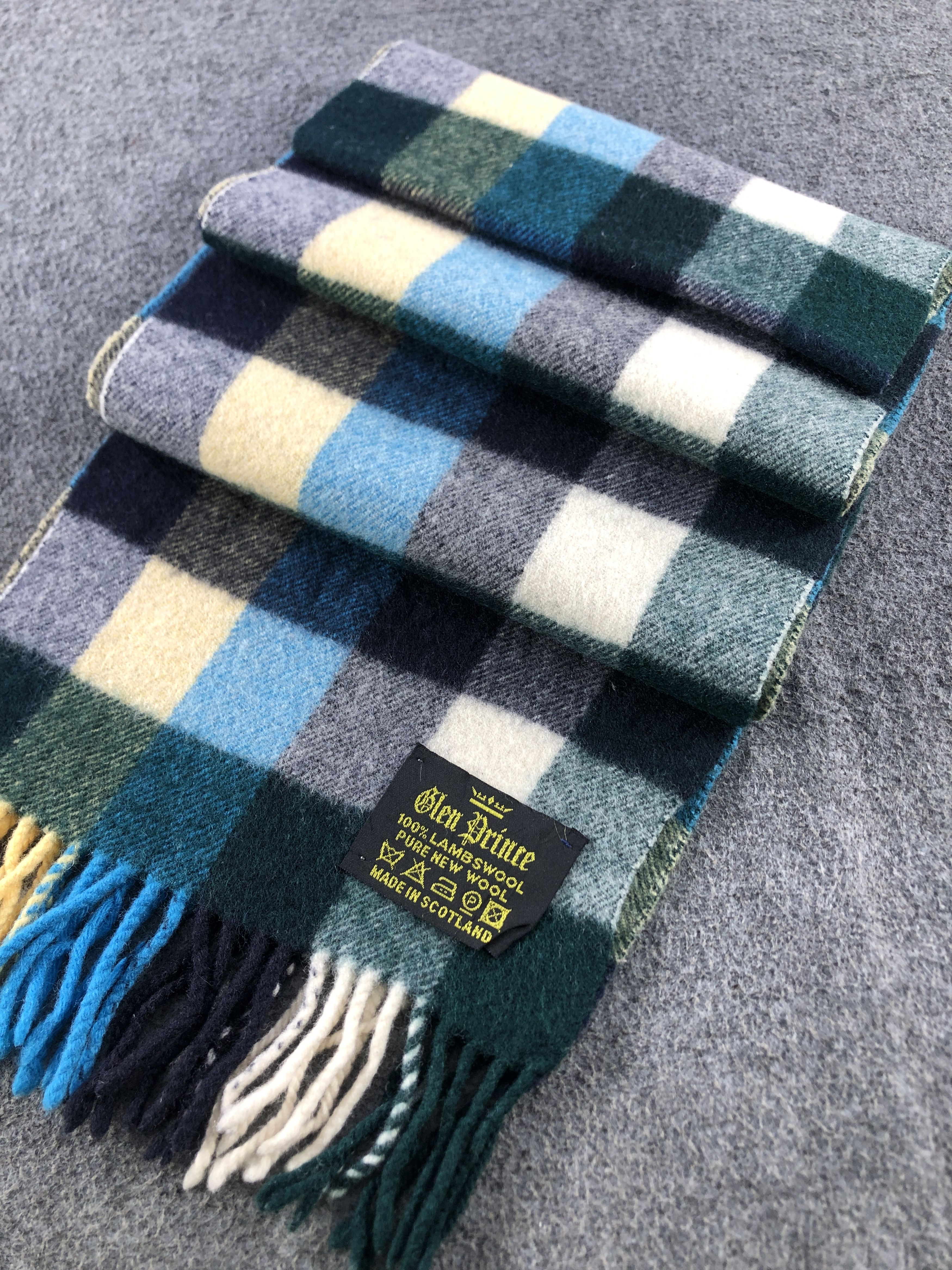 Vintage Glen Prince Wool Scarf / Muffler / Neckwear P765 Size ONE SIZE - 3 Thumbnail