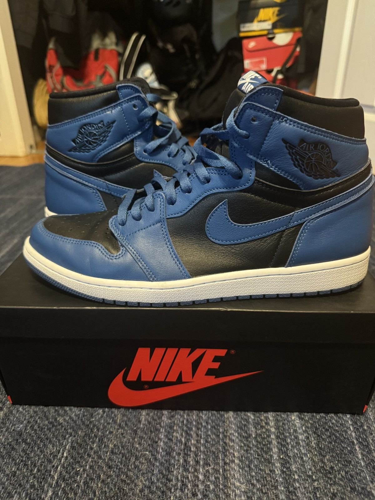 Jordan Brand Jordan 1 Retro High Marina Blue Size US 14 / EU 47 - 1 Thumbnail