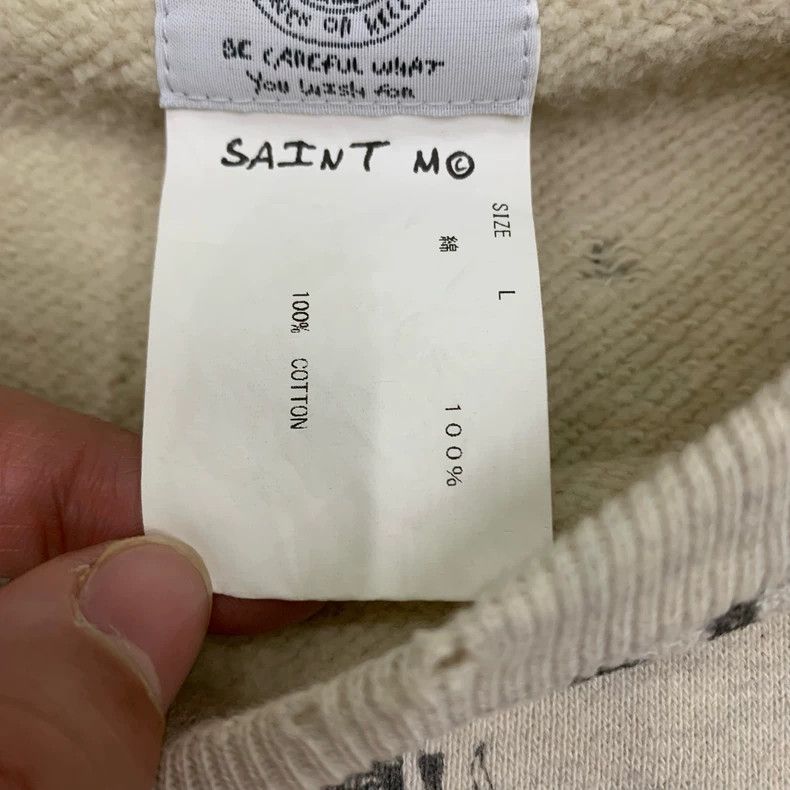 Saint Michael Saint Michael Grey rose Jesus hoodie Size US L / EU 52-54 / 3 - 7 Thumbnail