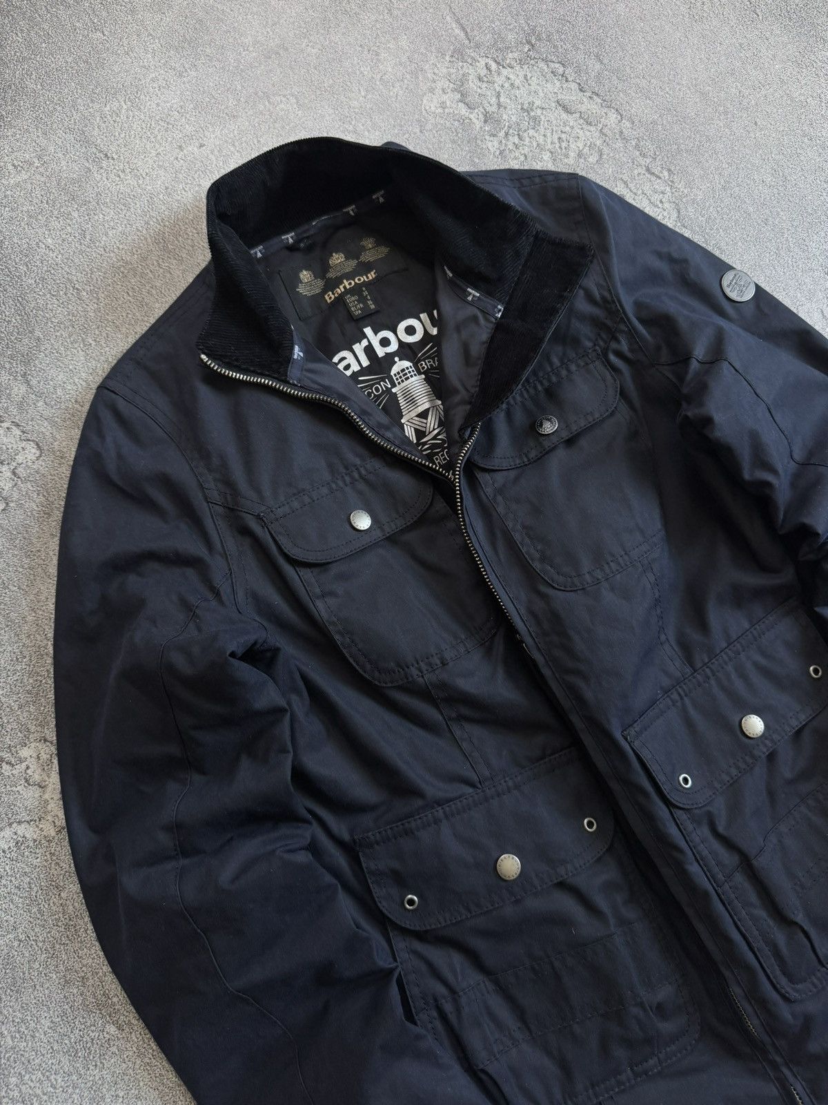 Barbour Barbour UK8/US4/EUR34 Filey wax jacket waxed coat outdoor Size S / US 4 / IT 40 - 2 Thumbnail