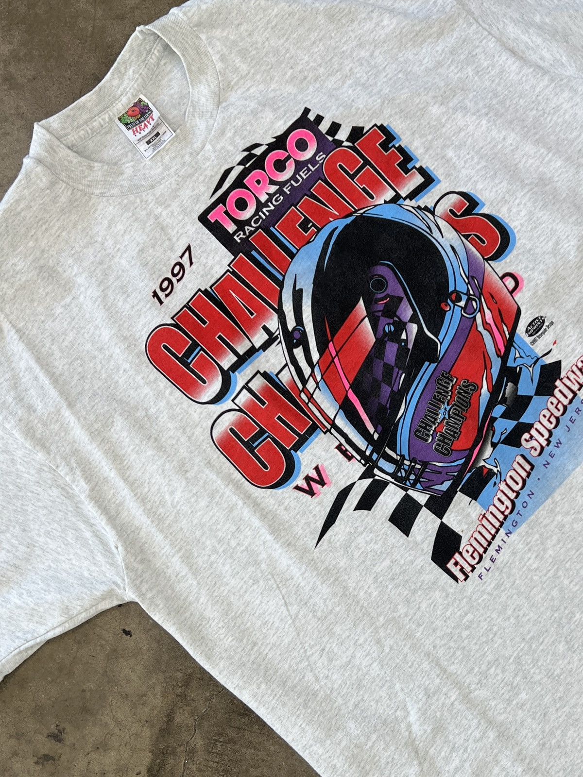NASCAR Vintage 1997 Challenge Champions Racing Fuels Tee XXL Size US XXL / EU 58 / 5 - 1 Thumbnail