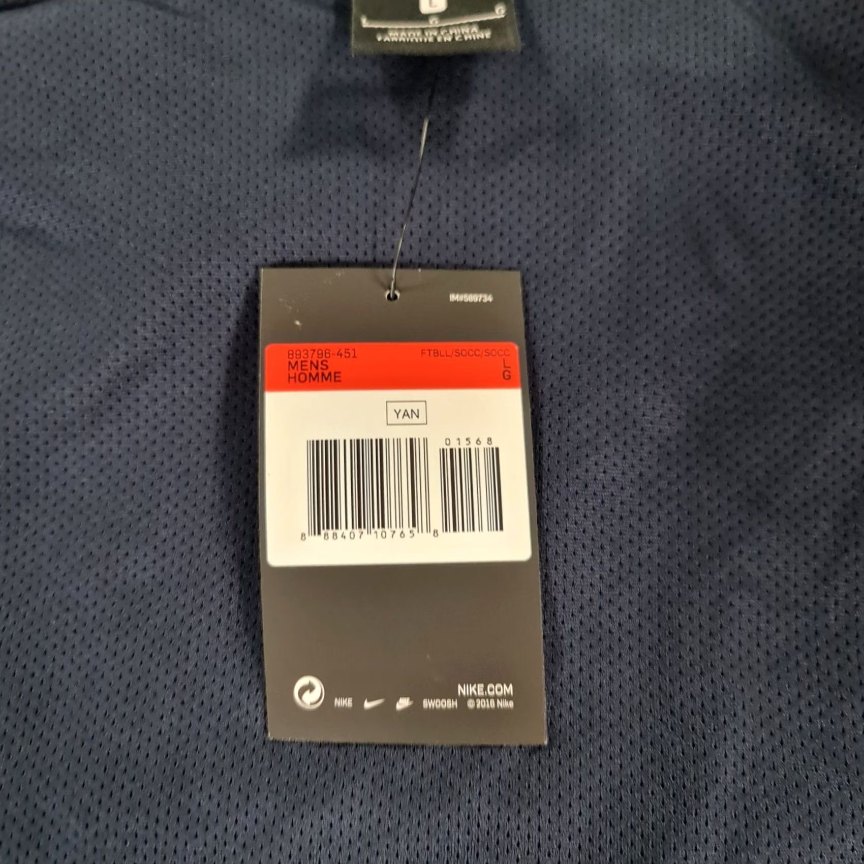 Nike Nike Chelsea FC Mens Jacket Blue Large Academy 18 Rain Shield 893796 451 Size US L / EU 52-54 / 3 - 7 Thumbnail